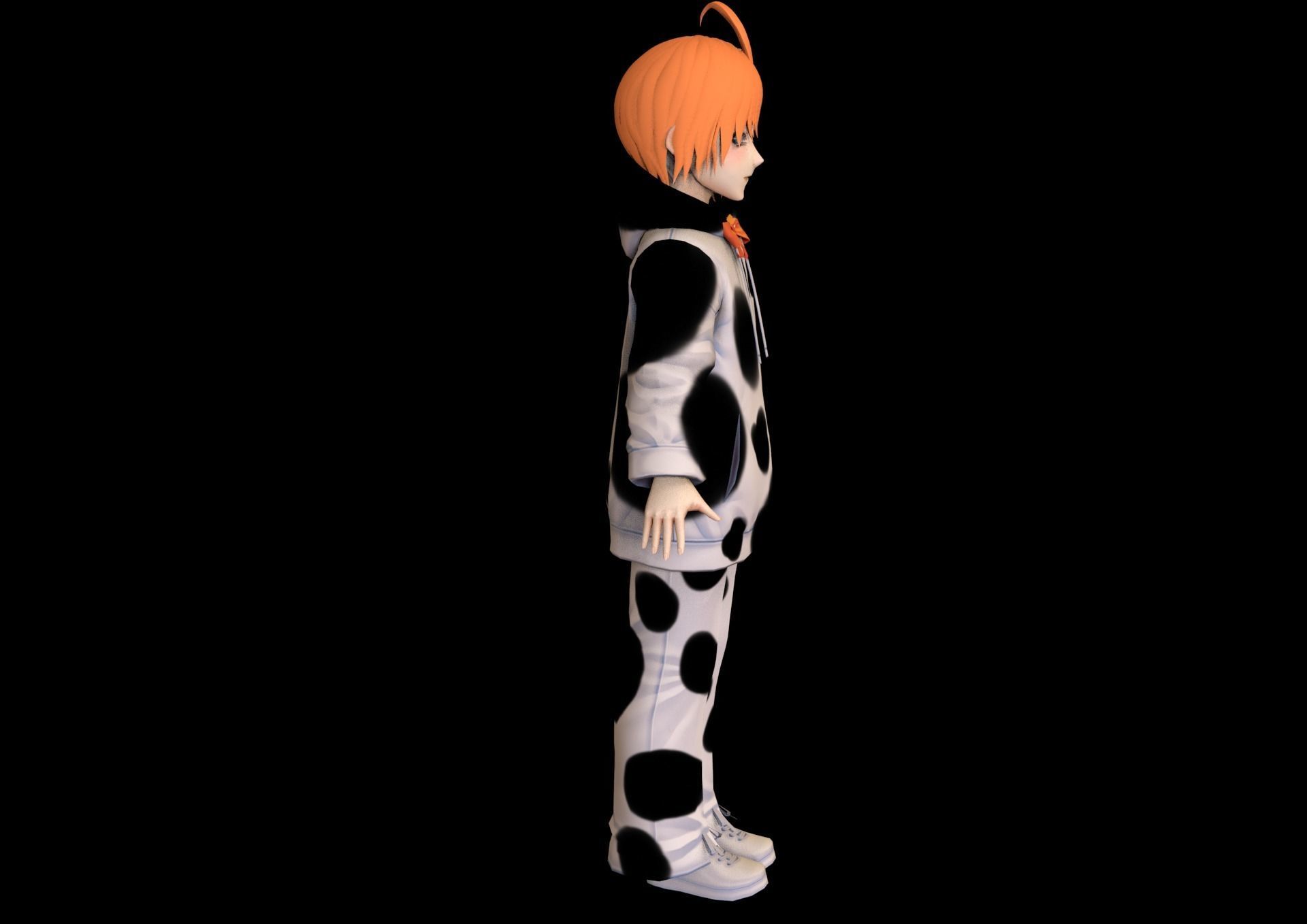 game ready Low Poly Anime Character 30 Low-poly 3D model_3