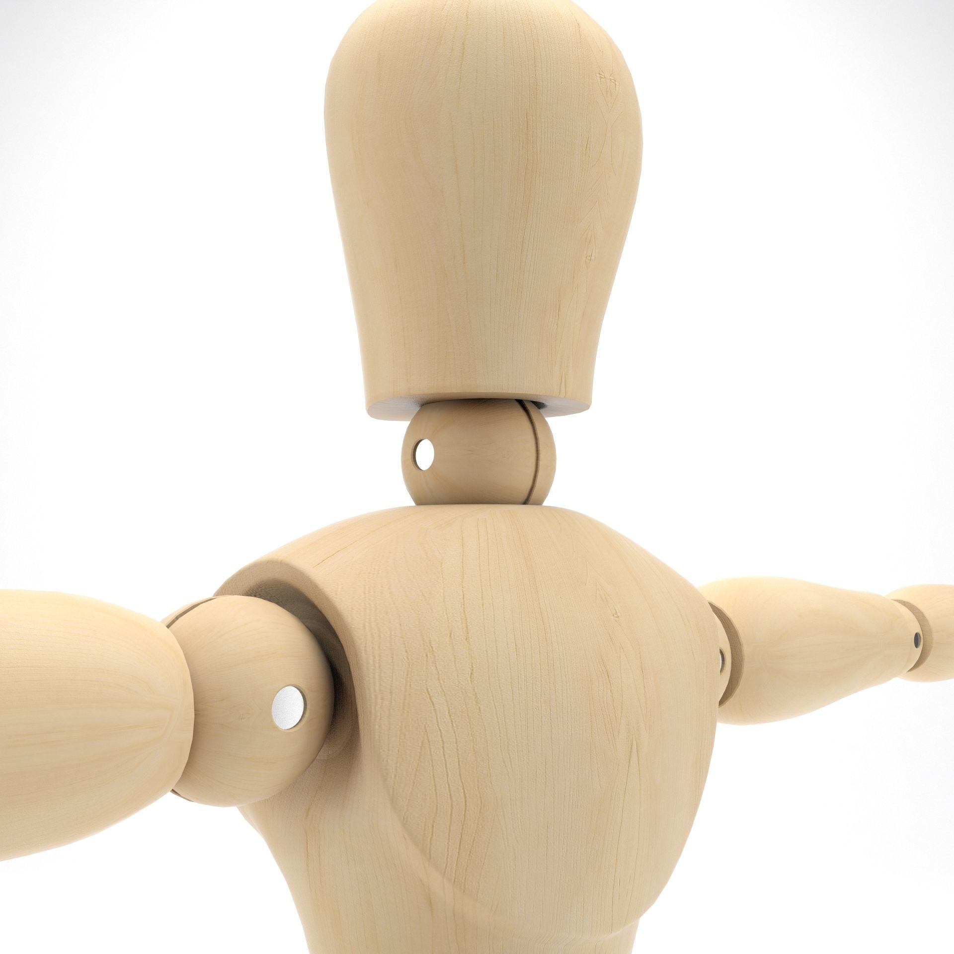 Dummy wooden mannequin 3D model_12