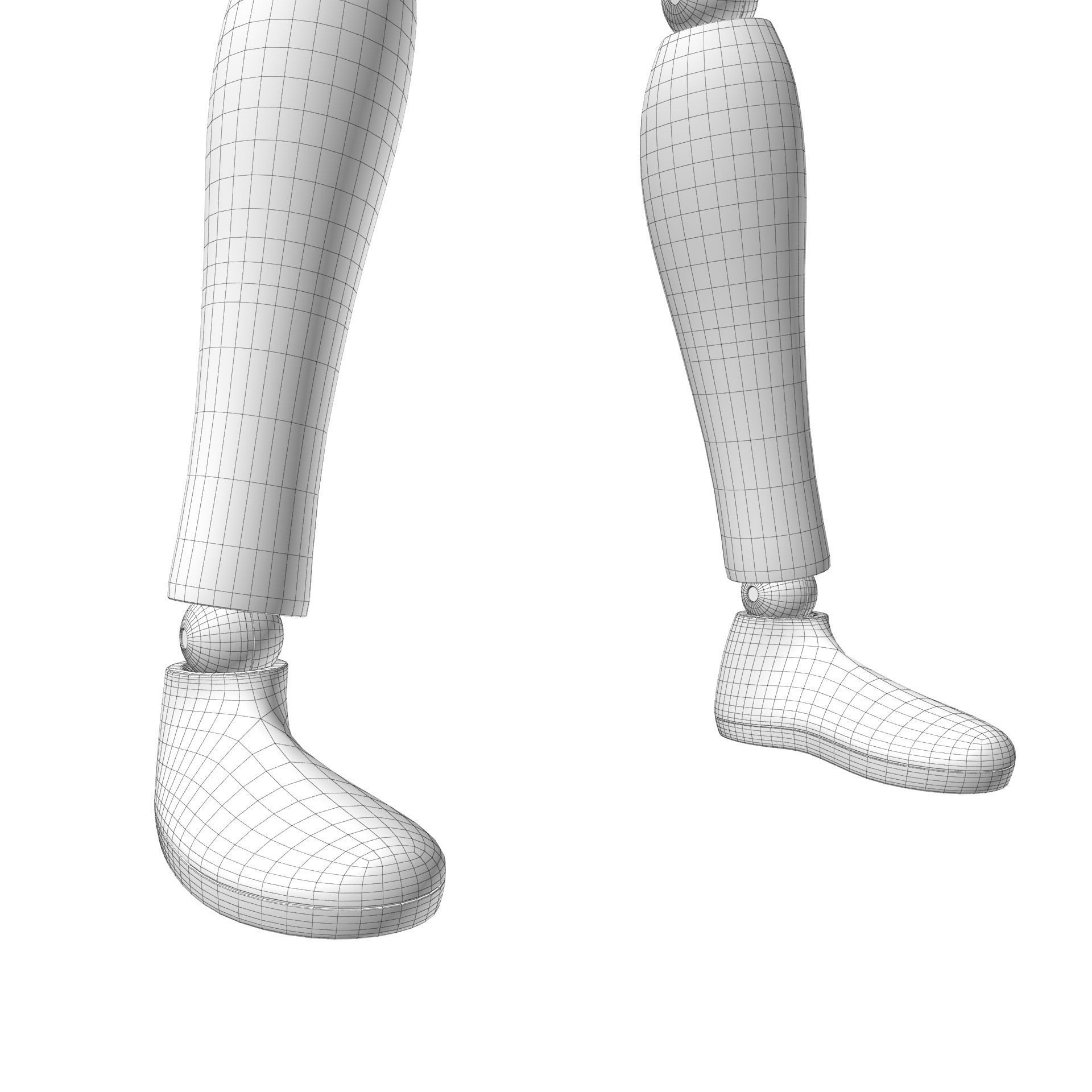 Dummy wooden mannequin 3D model_29