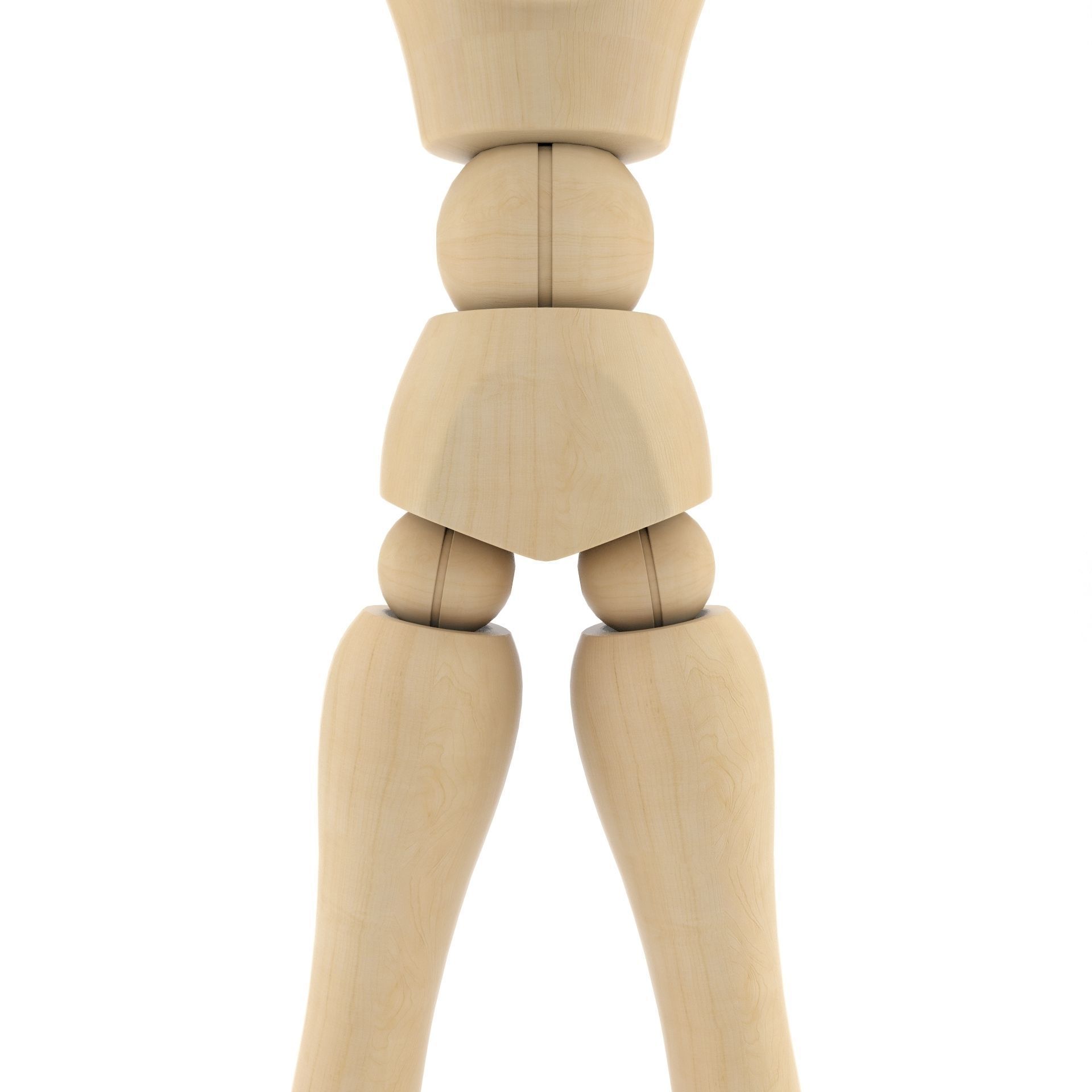 Dummy wooden mannequin 3D model_13