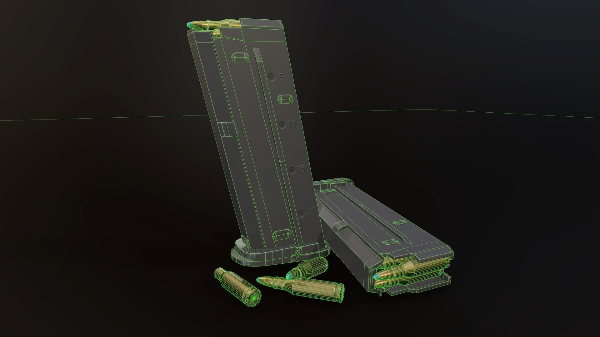 FN Five-seveN Low-poly 3D model_15