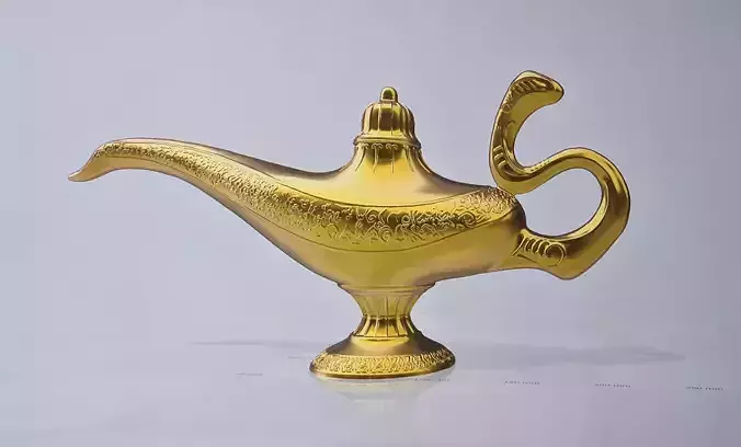 Disney Aladdin Lamp 3D print model
