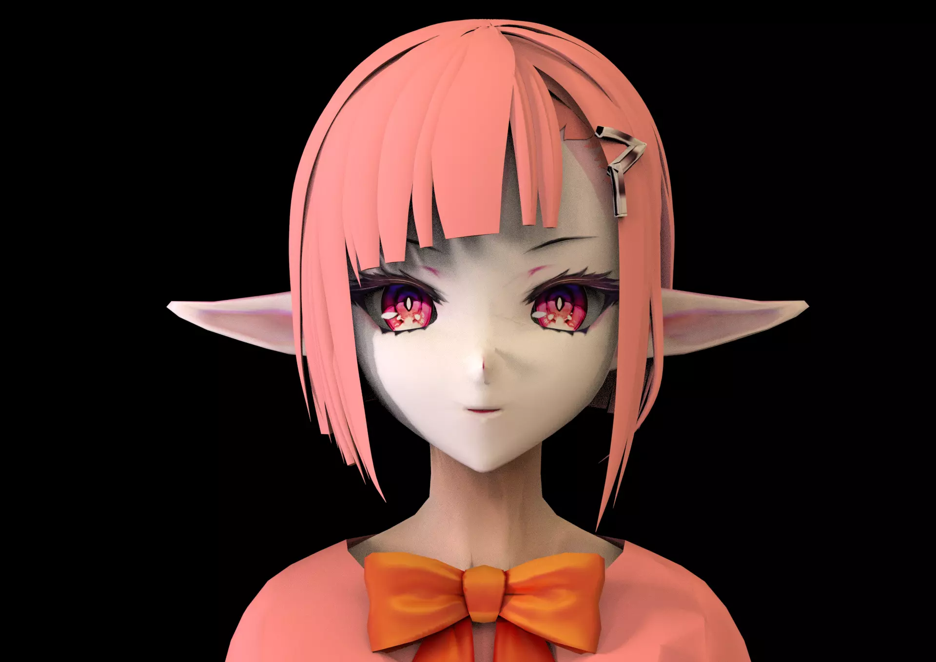 game ready Low Poly Anime Character 31 Low-poly 3D model_0