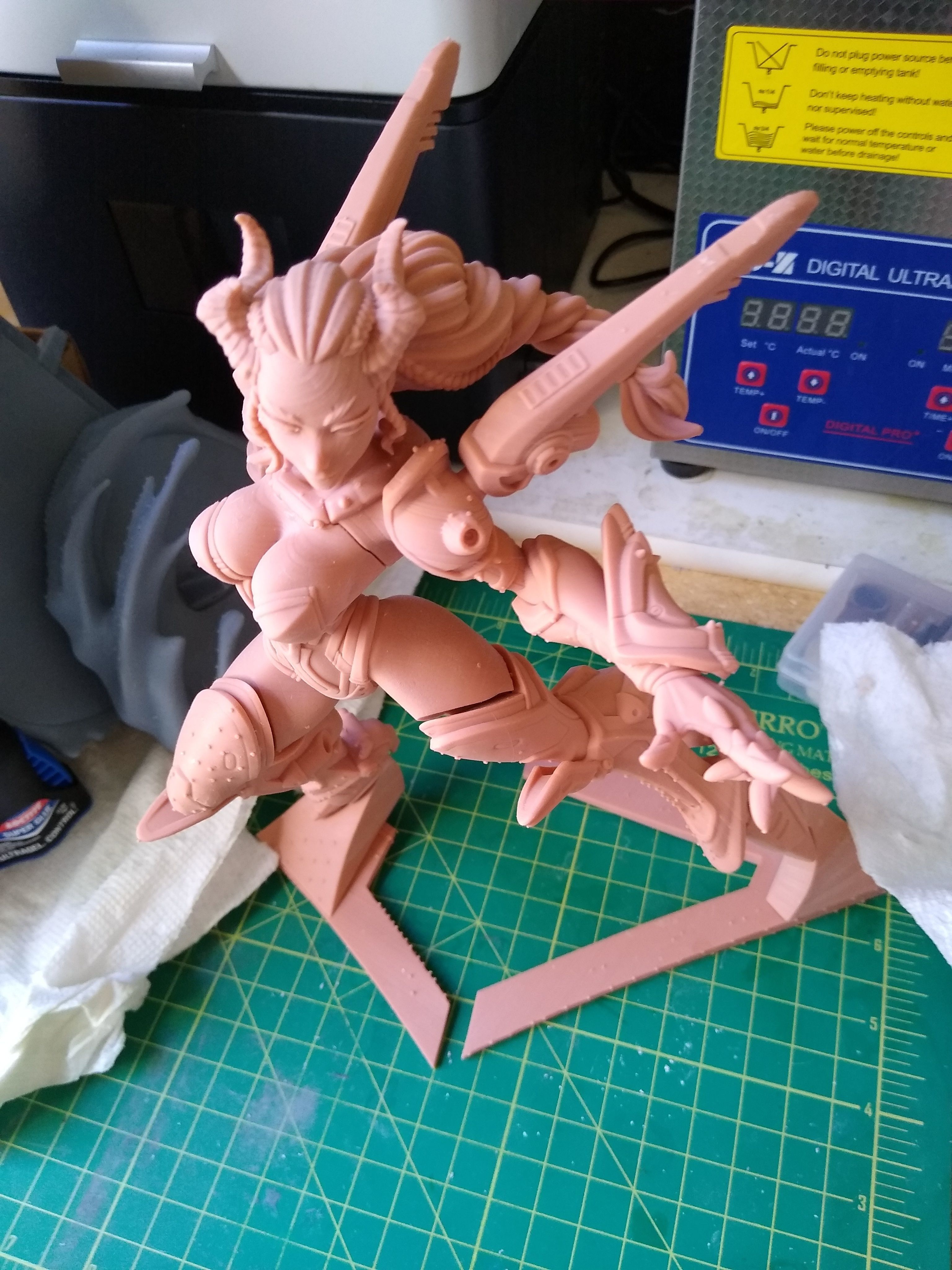 Anime Style Mecha Knight Odessa  Multi Versions SFW NSFW STL 3D print model_10