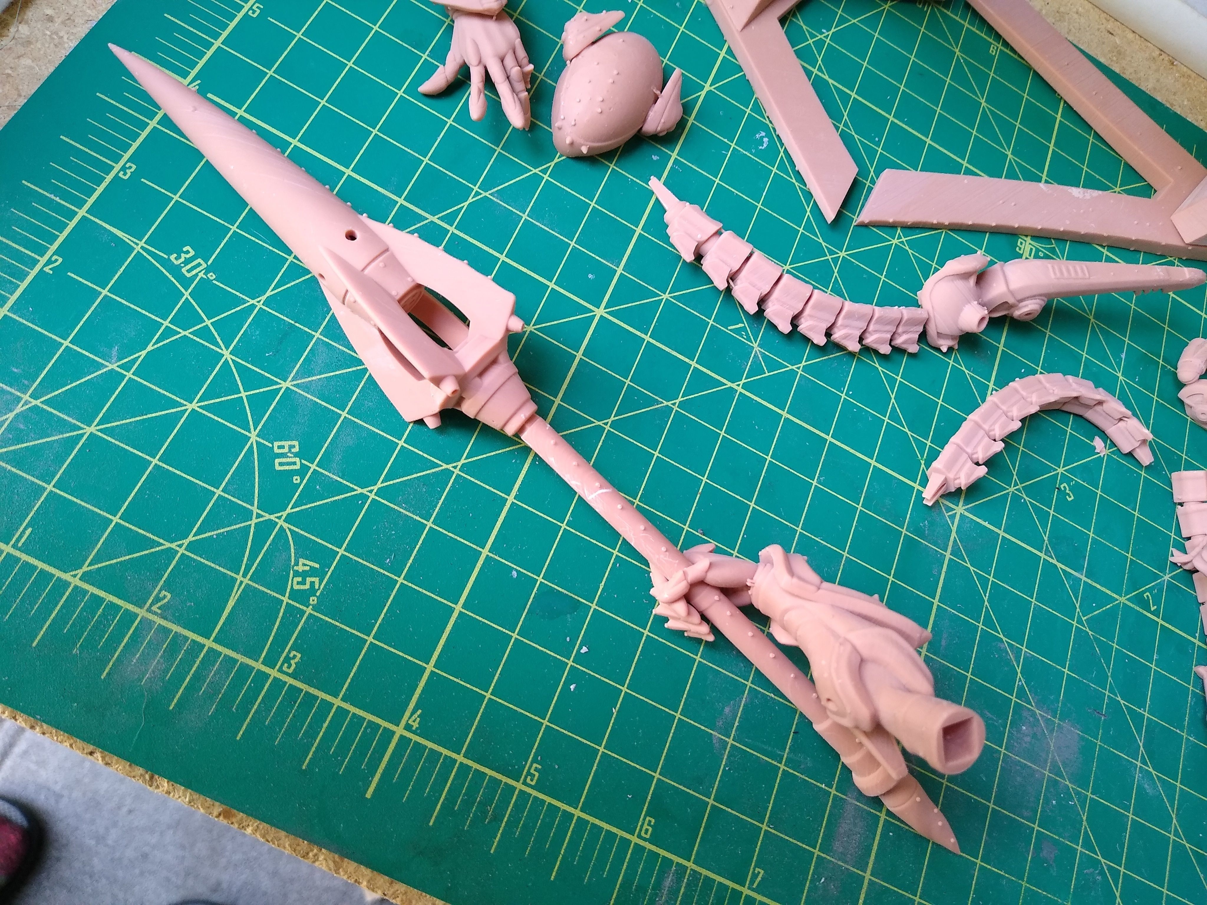 Anime Style Mecha Knight Odessa  Multi Versions SFW NSFW STL 3D print model_15