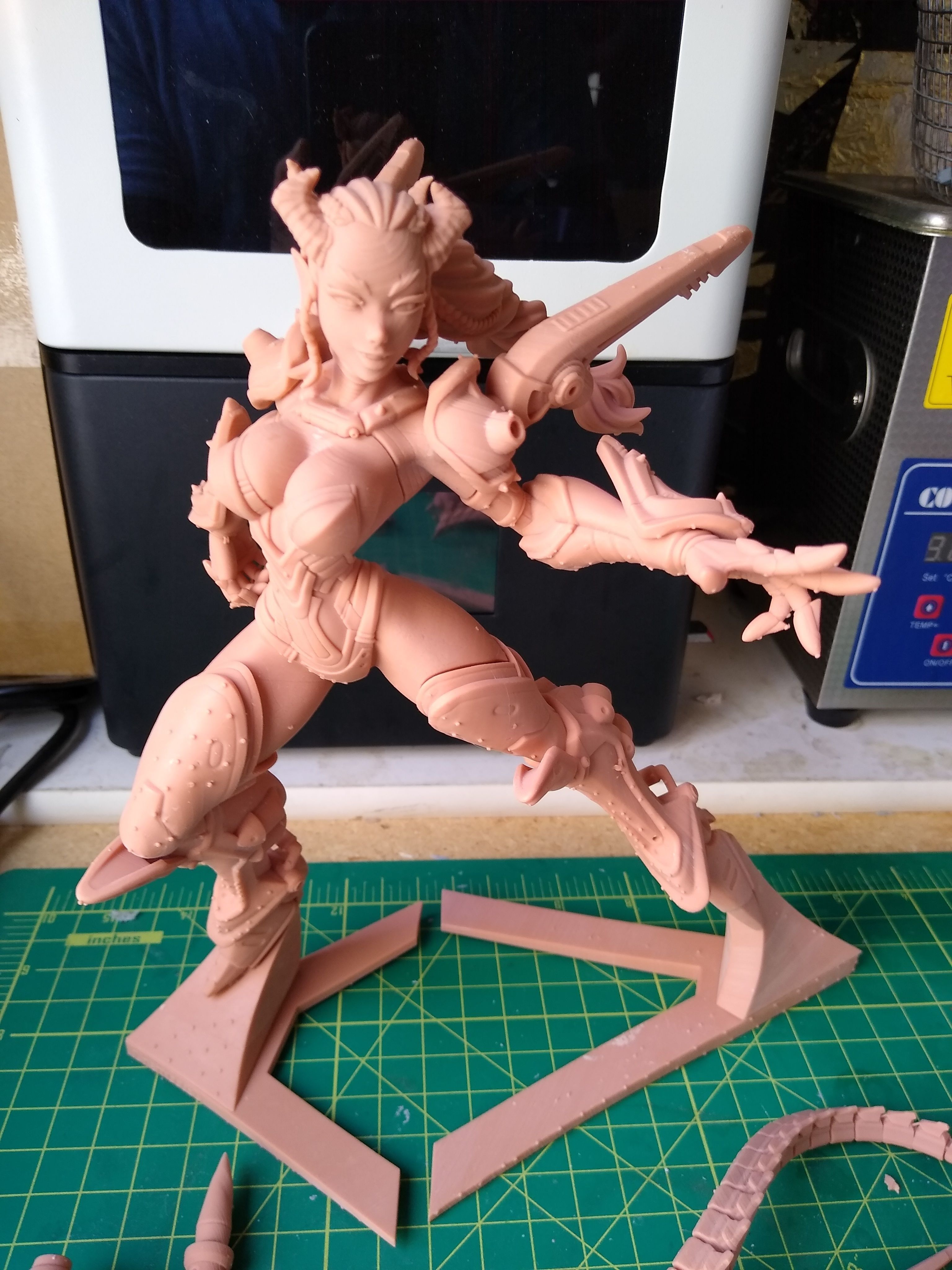 Anime Style Mecha Knight Odessa  Multi Versions SFW NSFW STL 3D print model_11