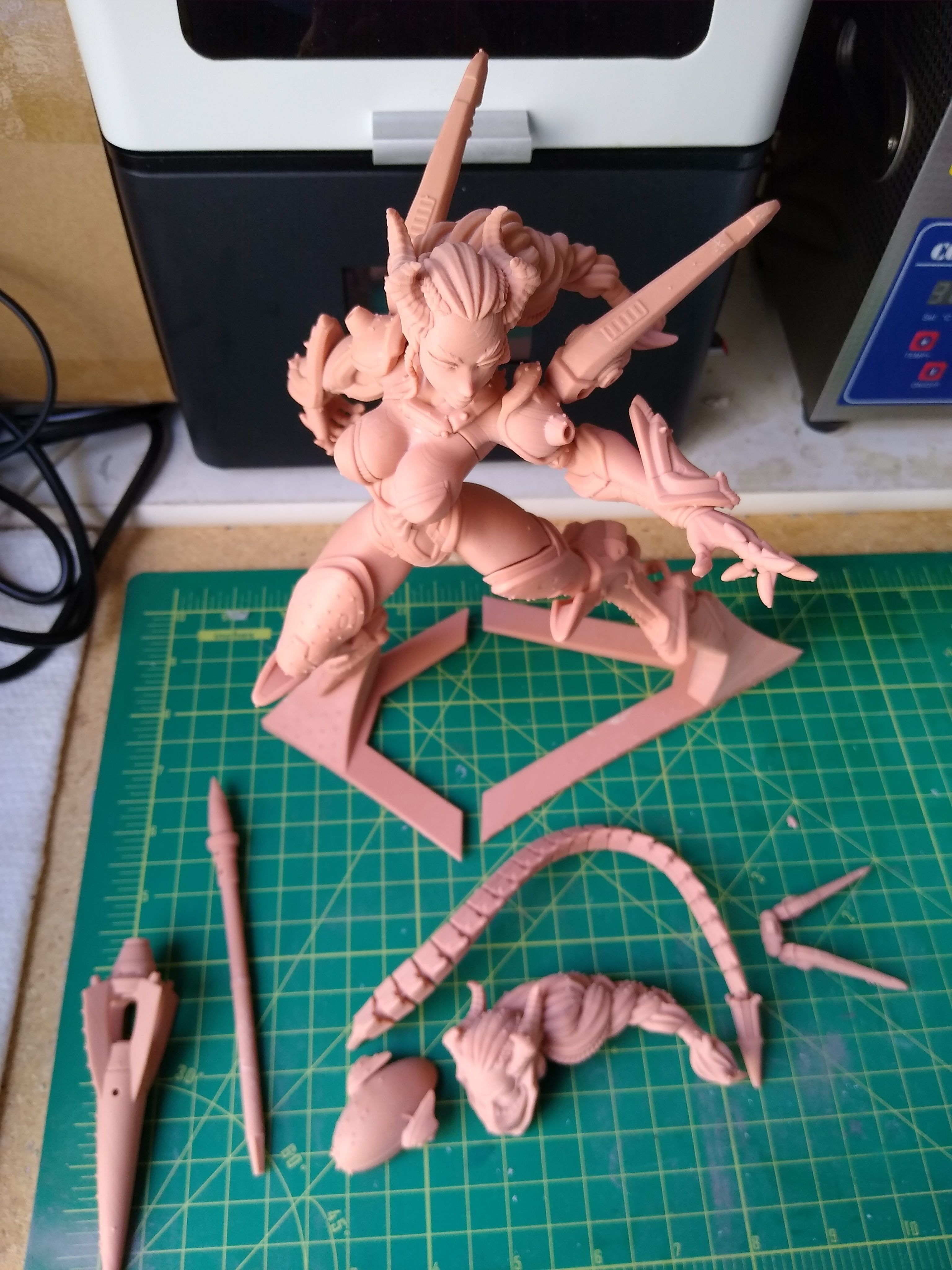 Anime Style Mecha Knight Odessa  Multi Versions SFW NSFW STL 3D print model_14