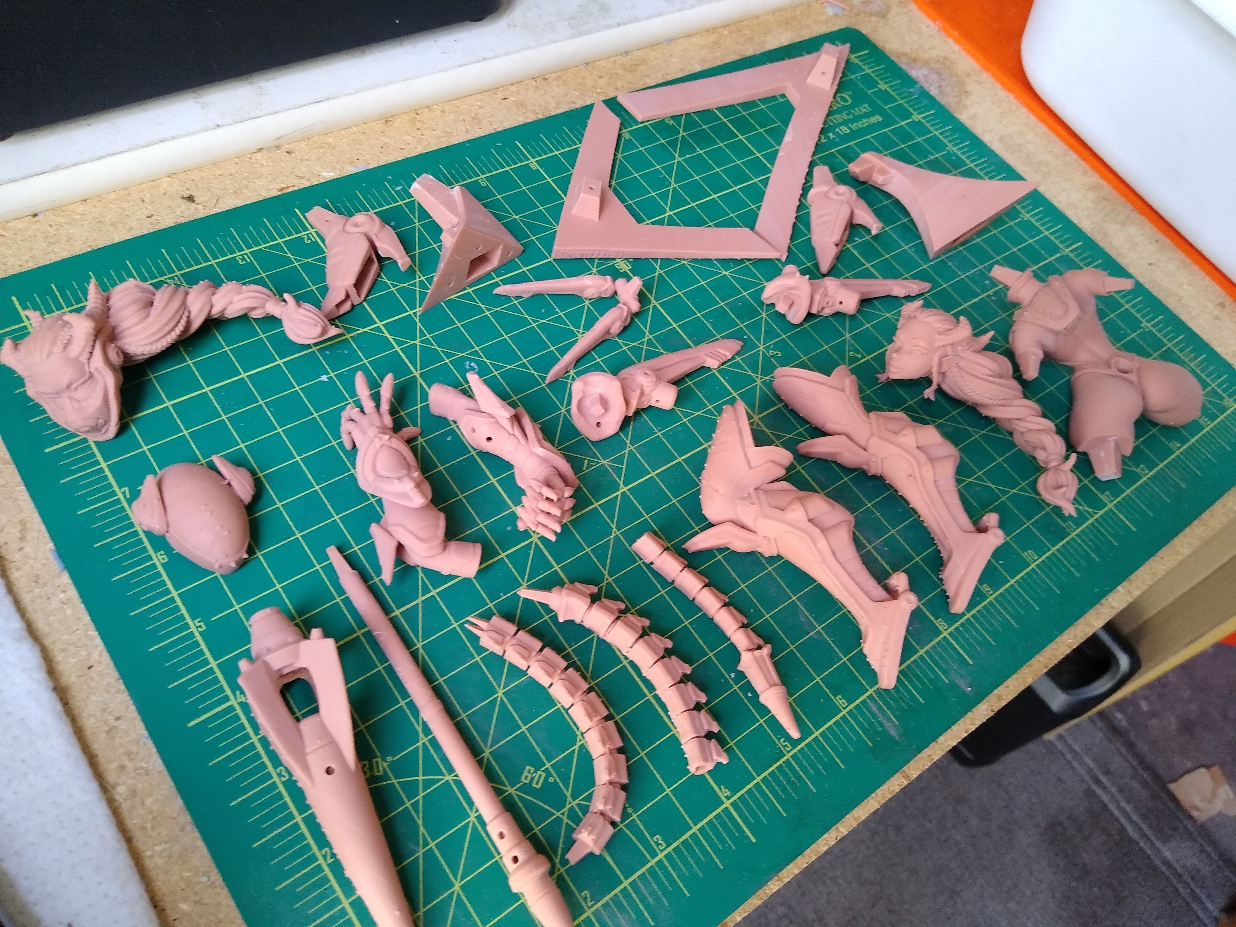 Anime Style Mecha Knight Odessa  Multi Versions SFW NSFW STL 3D print model_17