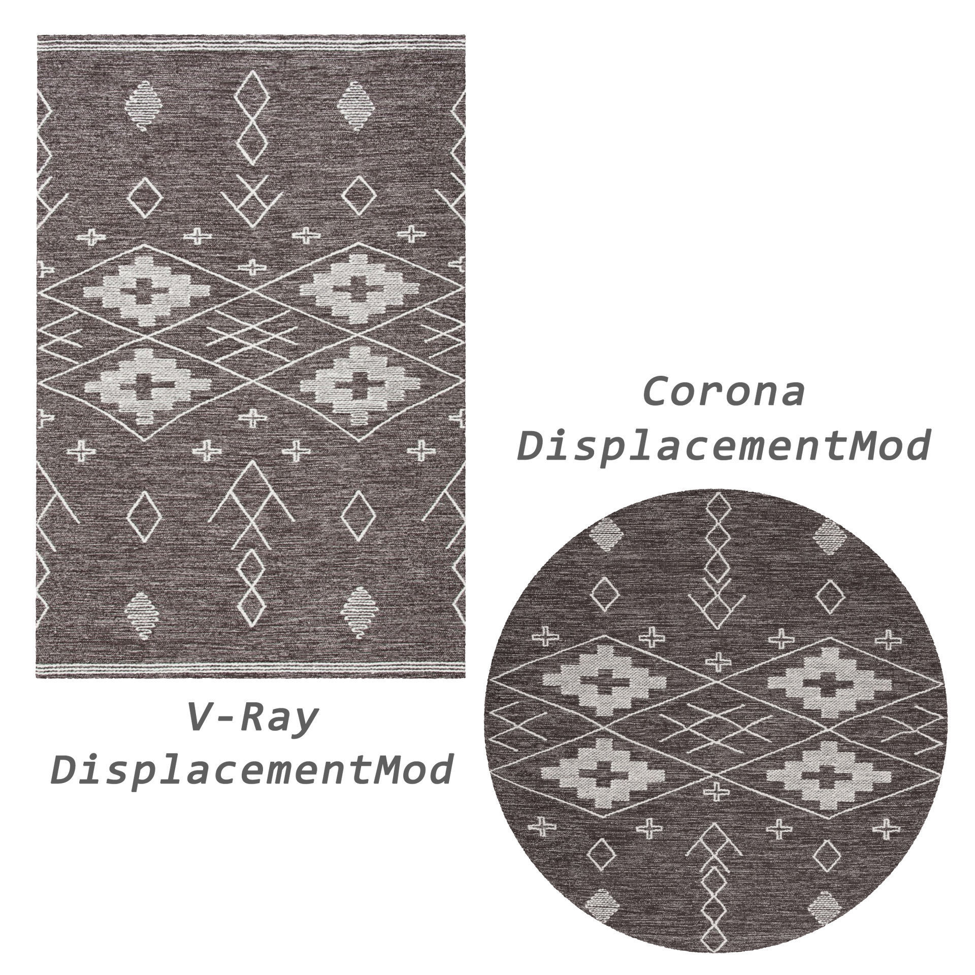 9 in 1 Rug Collection No 26 Low-poly 3D model_25