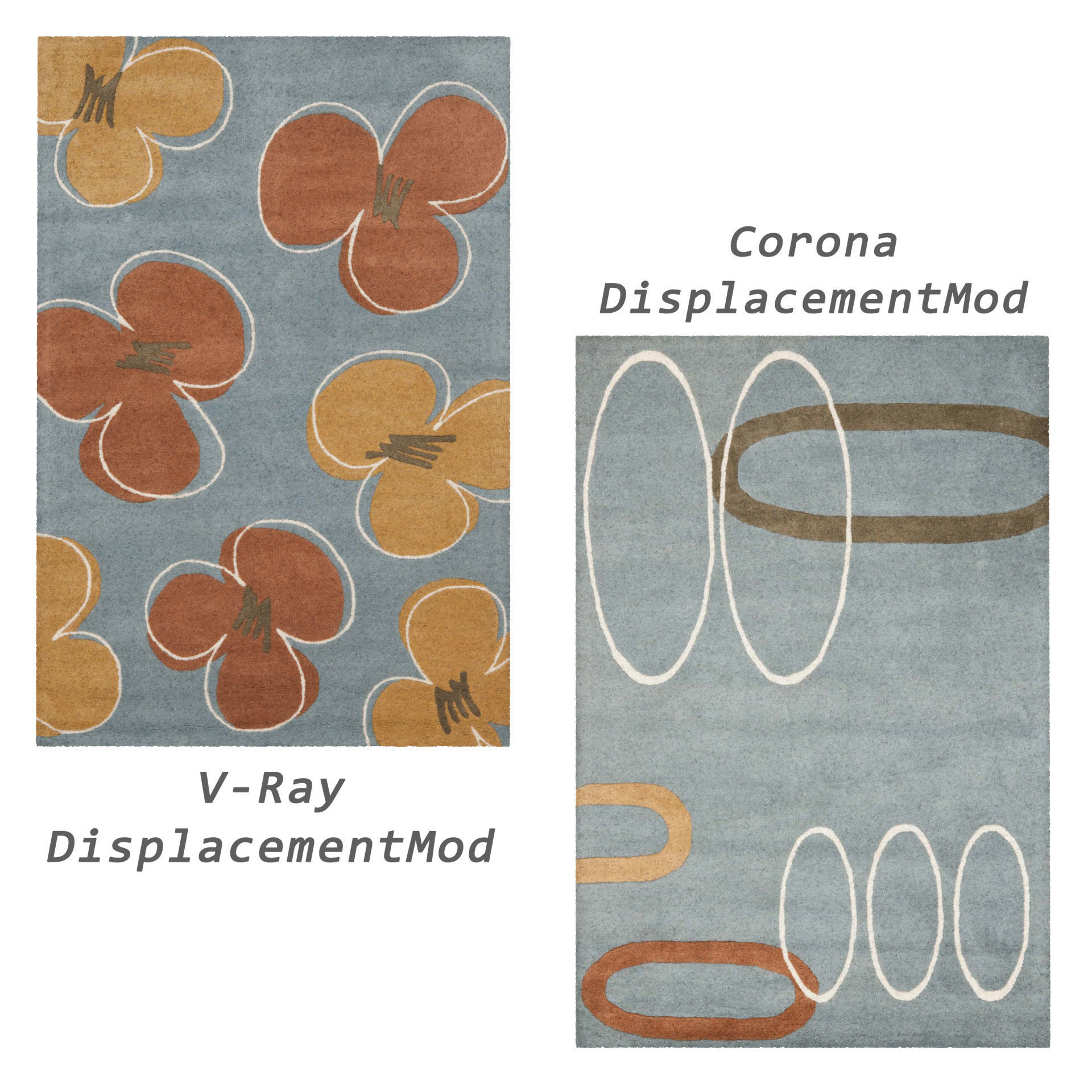 9 in 1 Rug Collection No 26 Low-poly 3D model_13