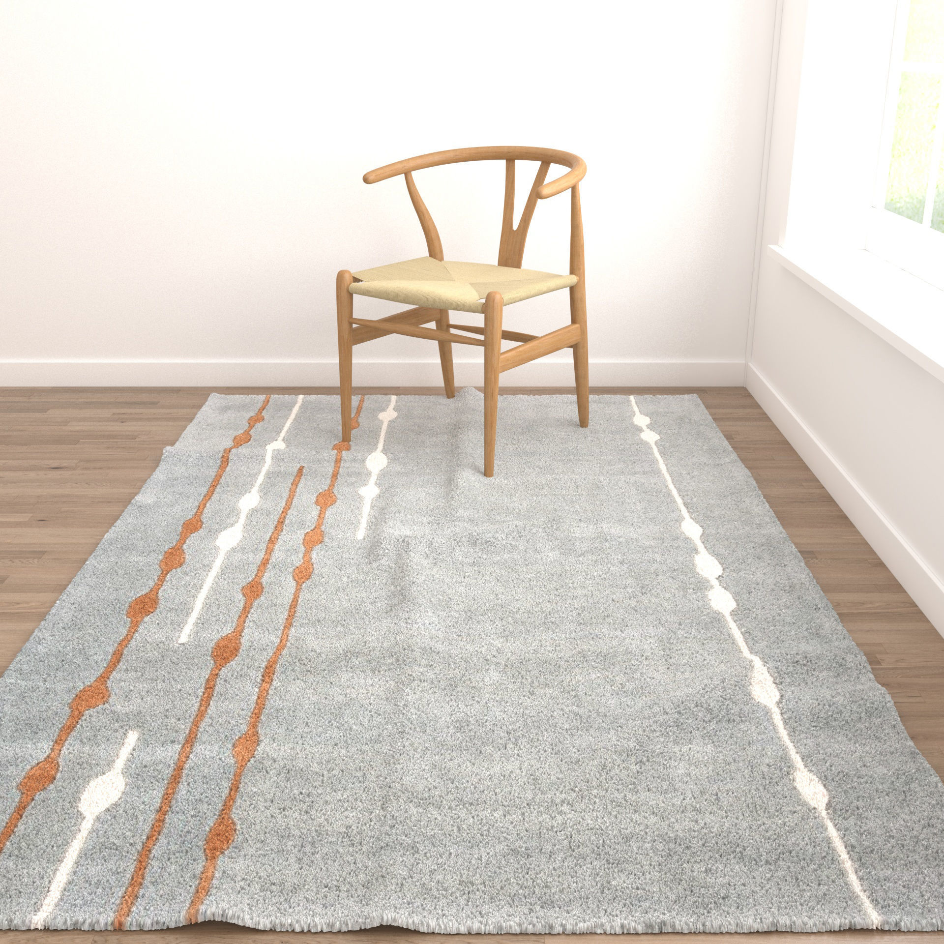 9 in 1 Rug Collection No 26 Low-poly 3D model_14