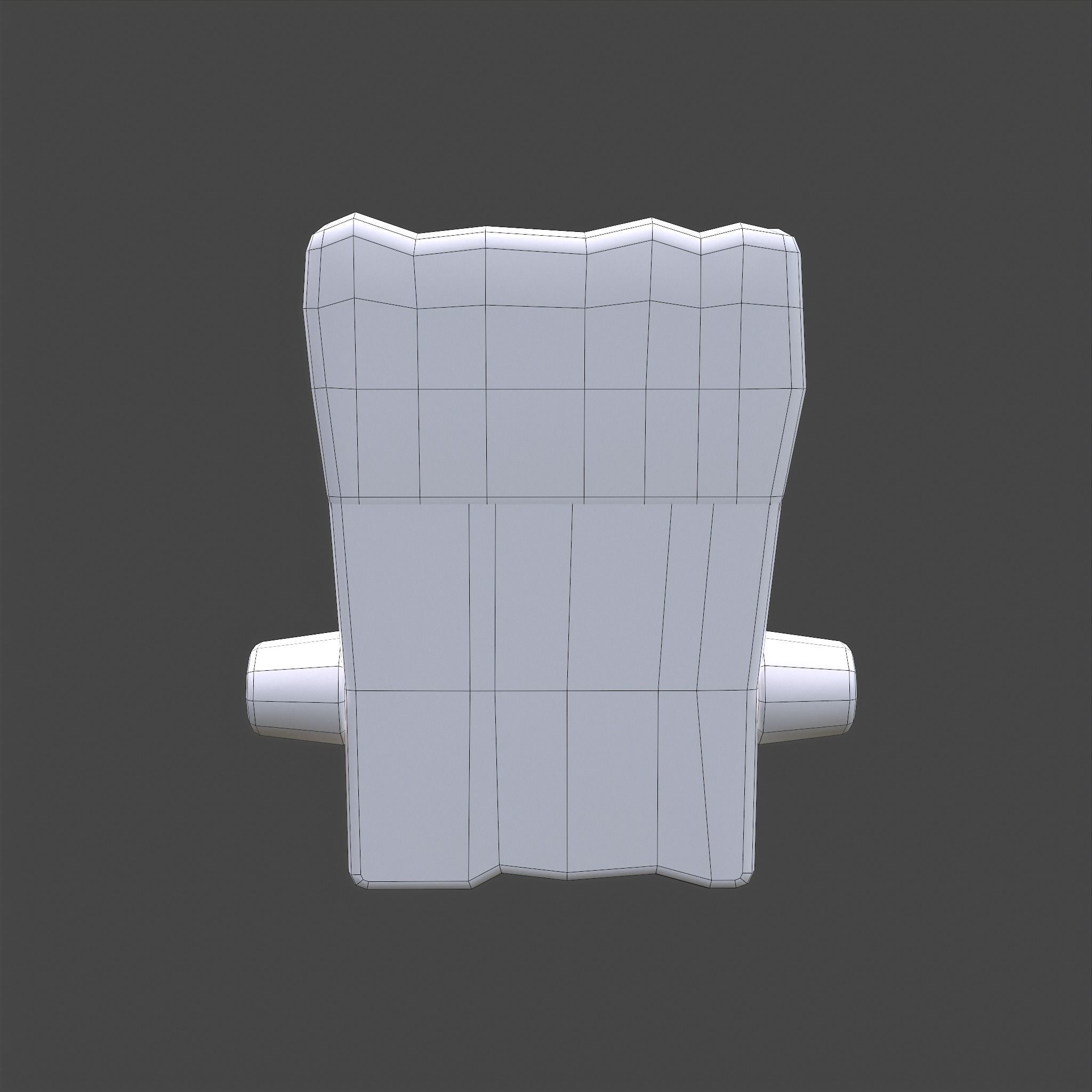 Frankenstein Rice crispy Treat Low-poly 3D model_32