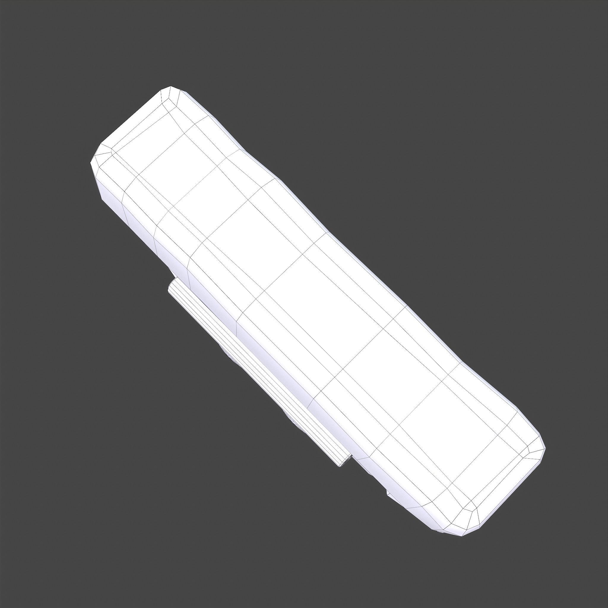 Frankenstein Rice crispy Treat Low-poly 3D model_35