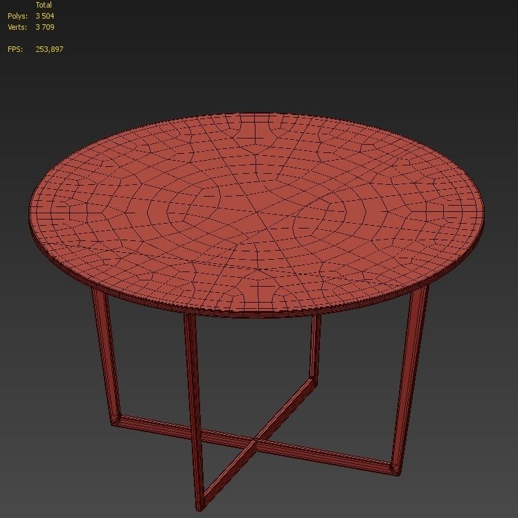 Cursa Dining Table 3D model_3