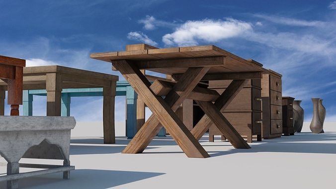 Furniture Interior 3D model 4