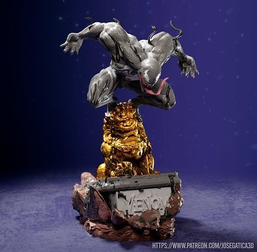Venom Statue  3D print model