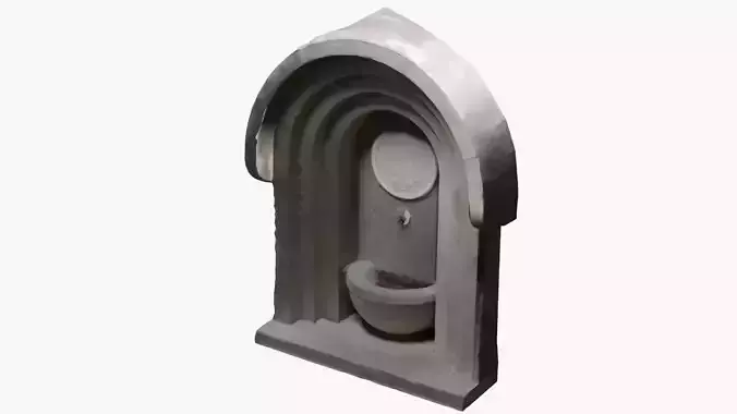 Photo-Scanned Italian Fountain