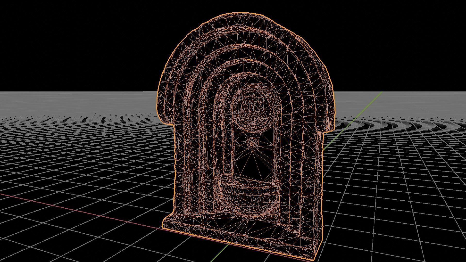 Photo-Scanned Italian Fountain Low-poly 3D model_3