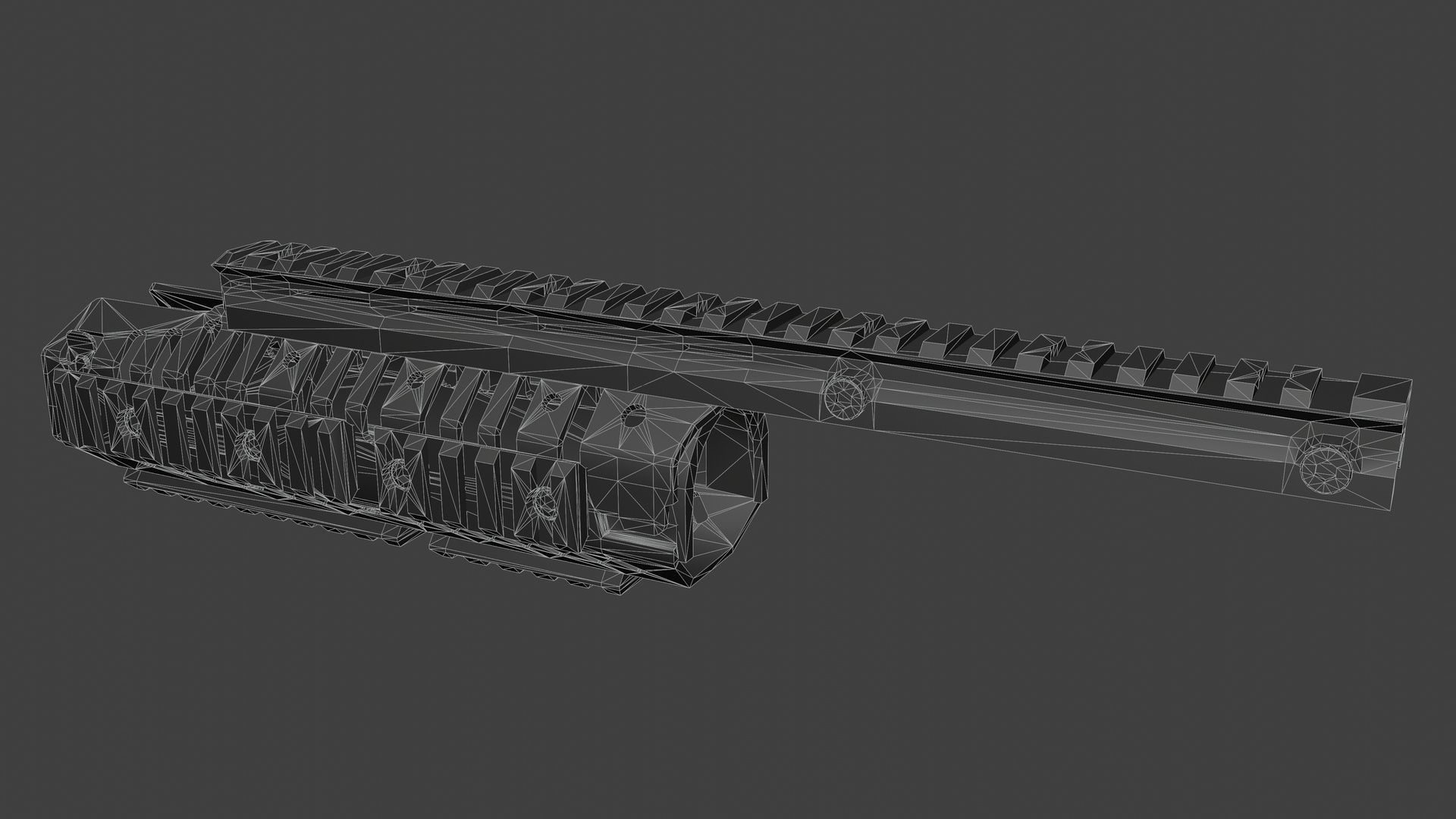 Vltor Casv M4 Handguard Low-poly 3D model_5