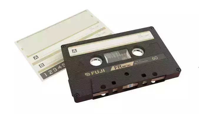  Fuji Audio Tape 3D model