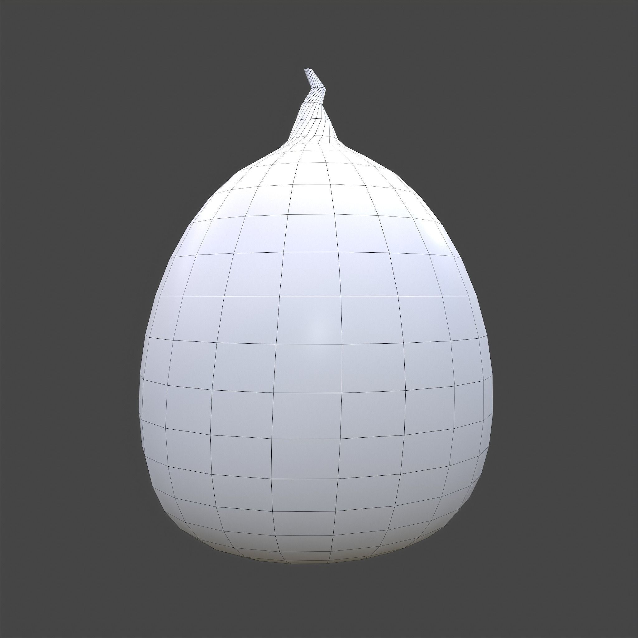 Creepy Jackolantern Low-poly 3D model_24