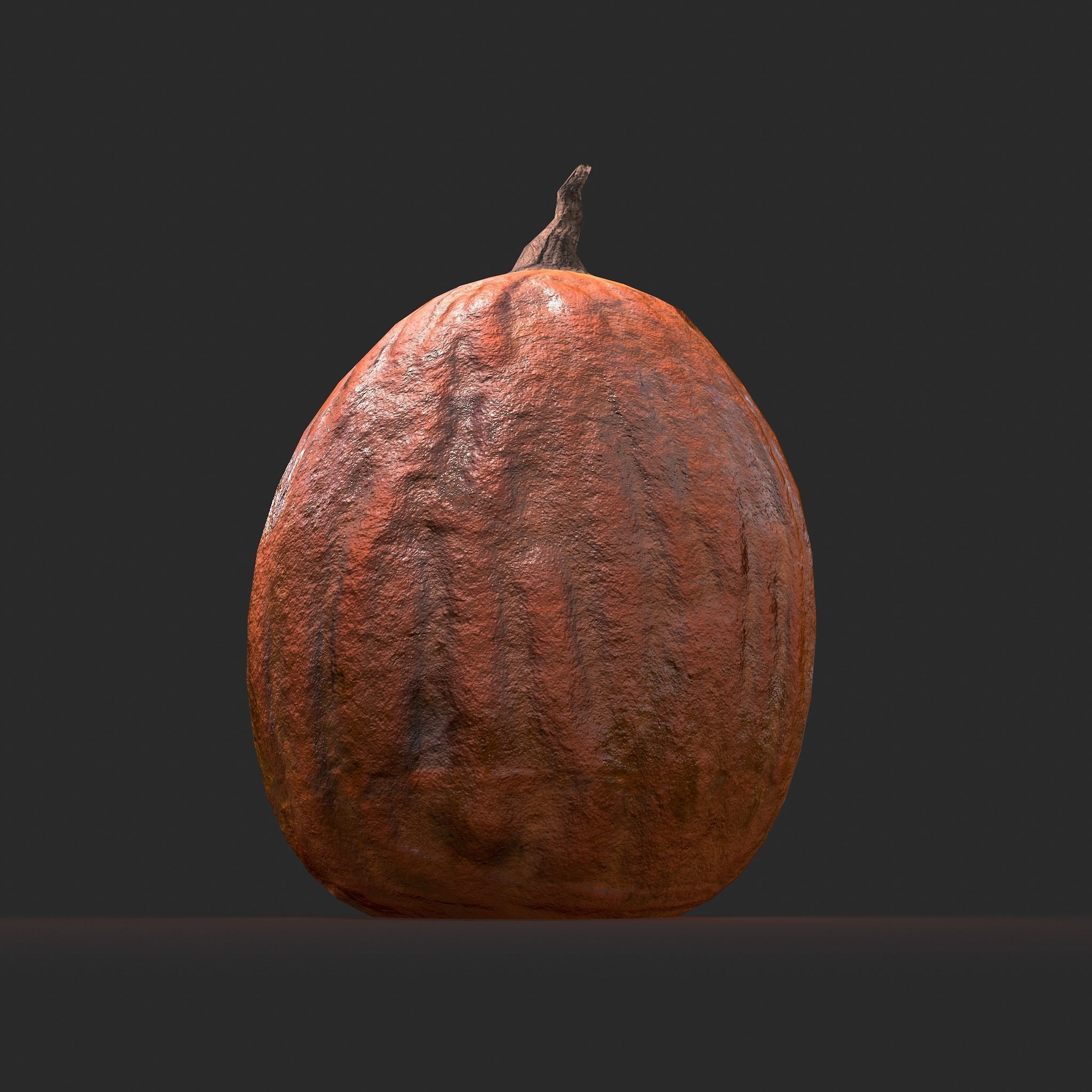 Creepy Jackolantern Low-poly 3D model_18