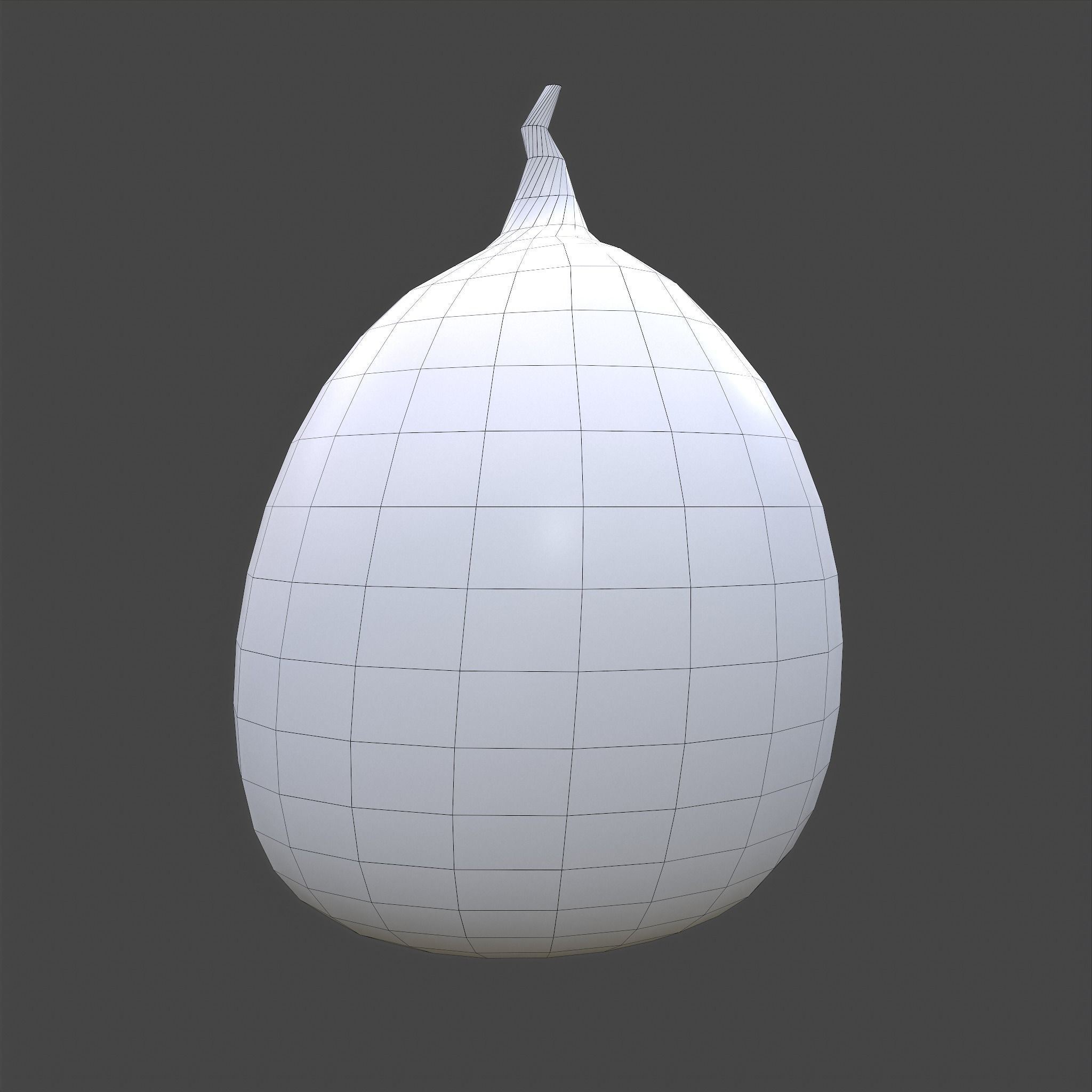 Creepy Jackolantern Low-poly 3D model_31