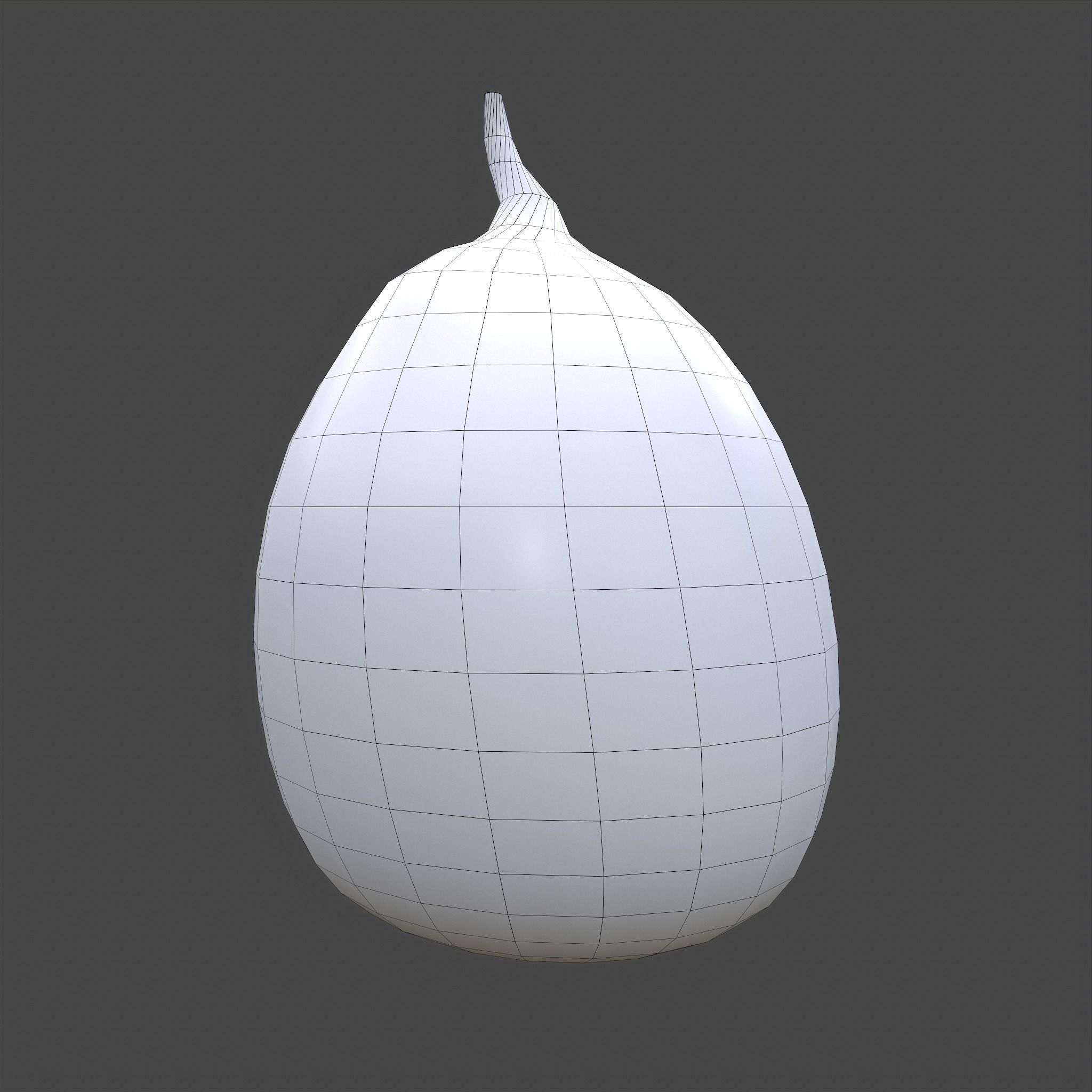 Creepy Jackolantern Low-poly 3D model_25