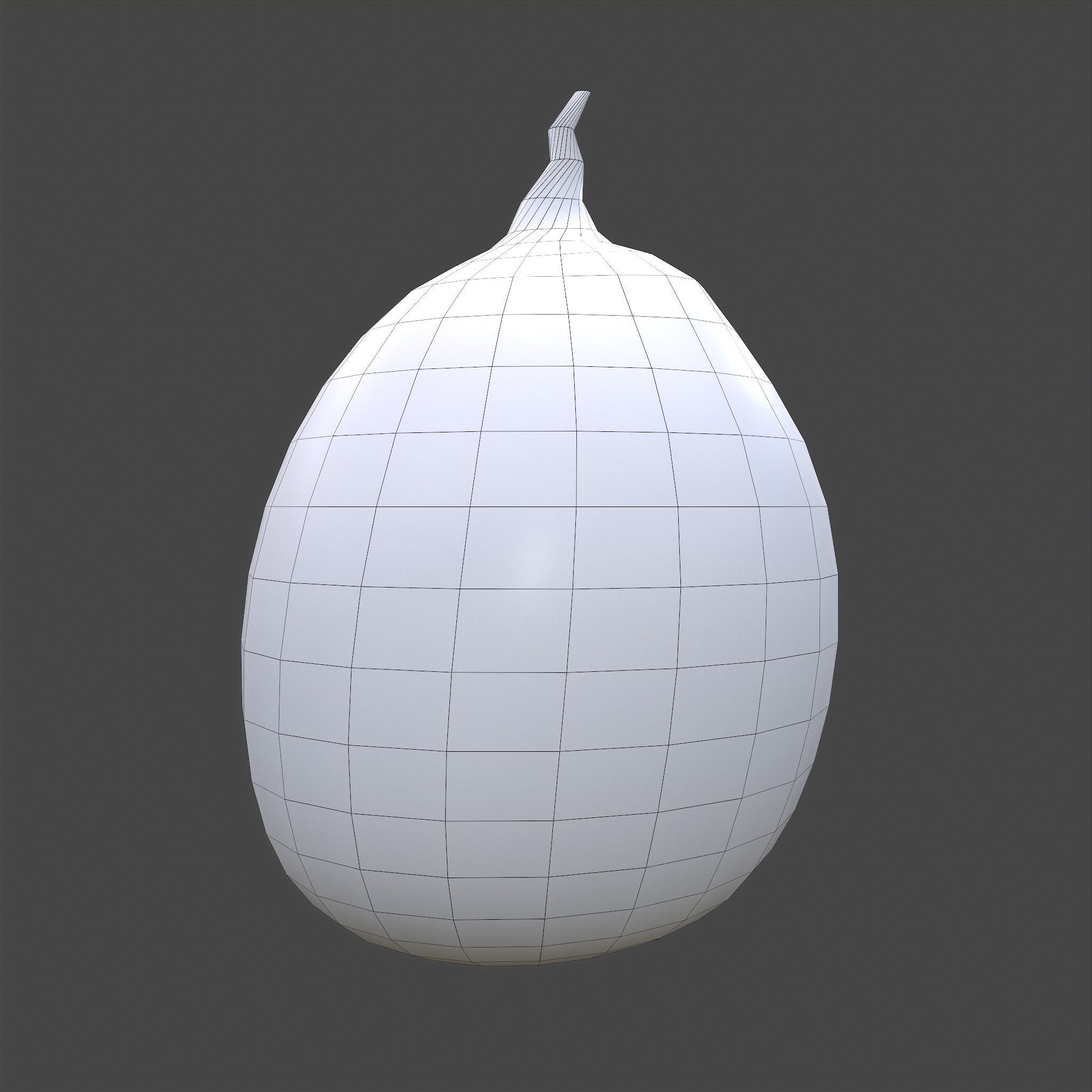 Creepy Jackolantern Low-poly 3D model_29