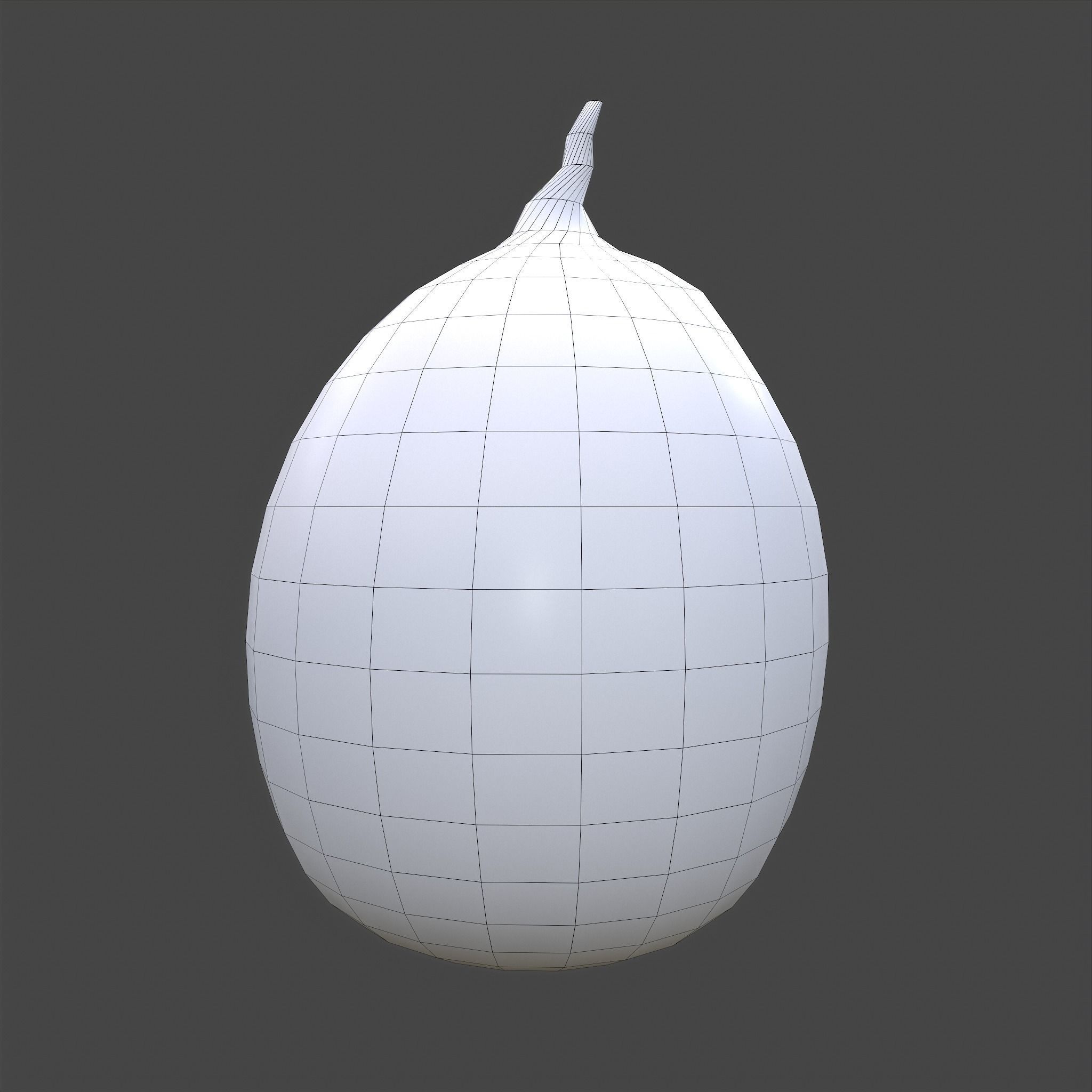 Creepy Jackolantern Low-poly 3D model_23