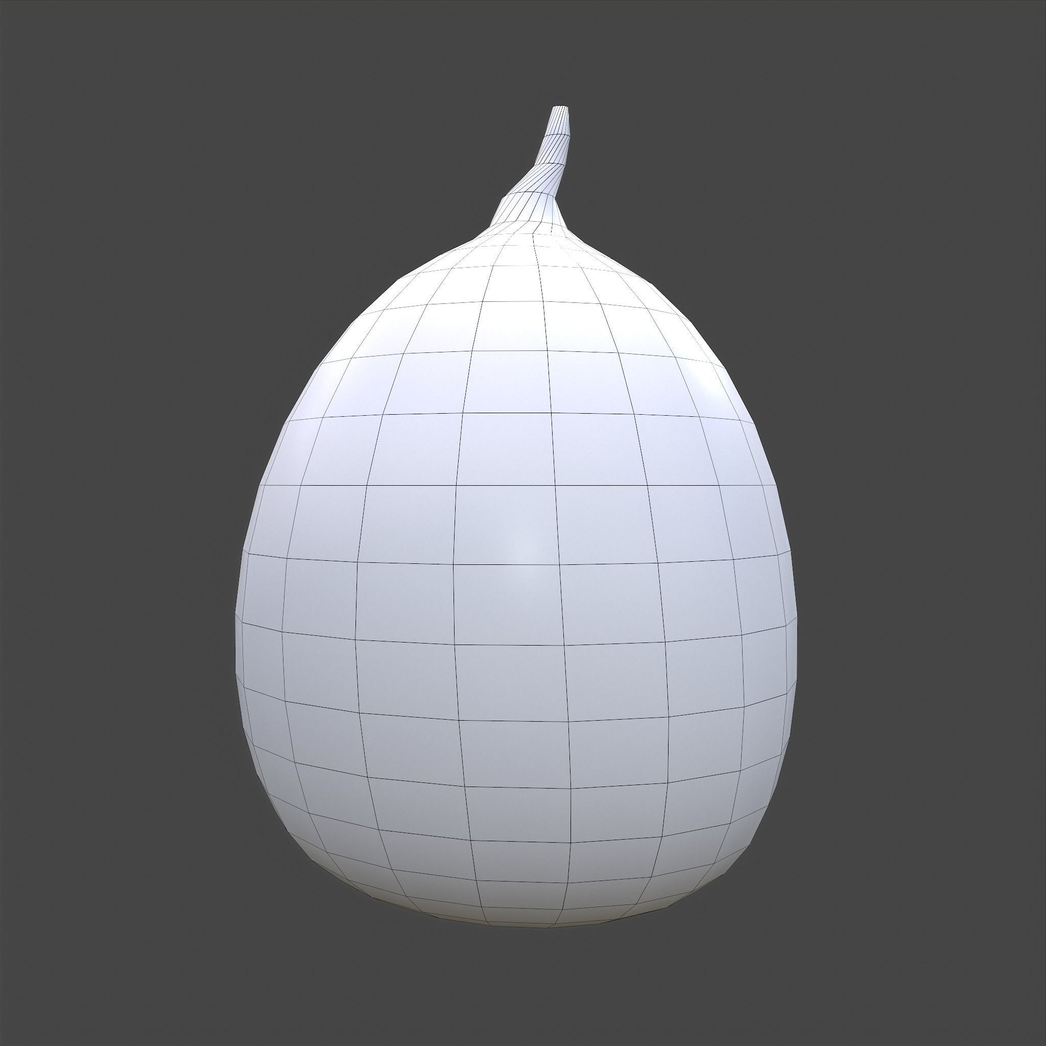 Creepy Jackolantern Low-poly 3D model_33