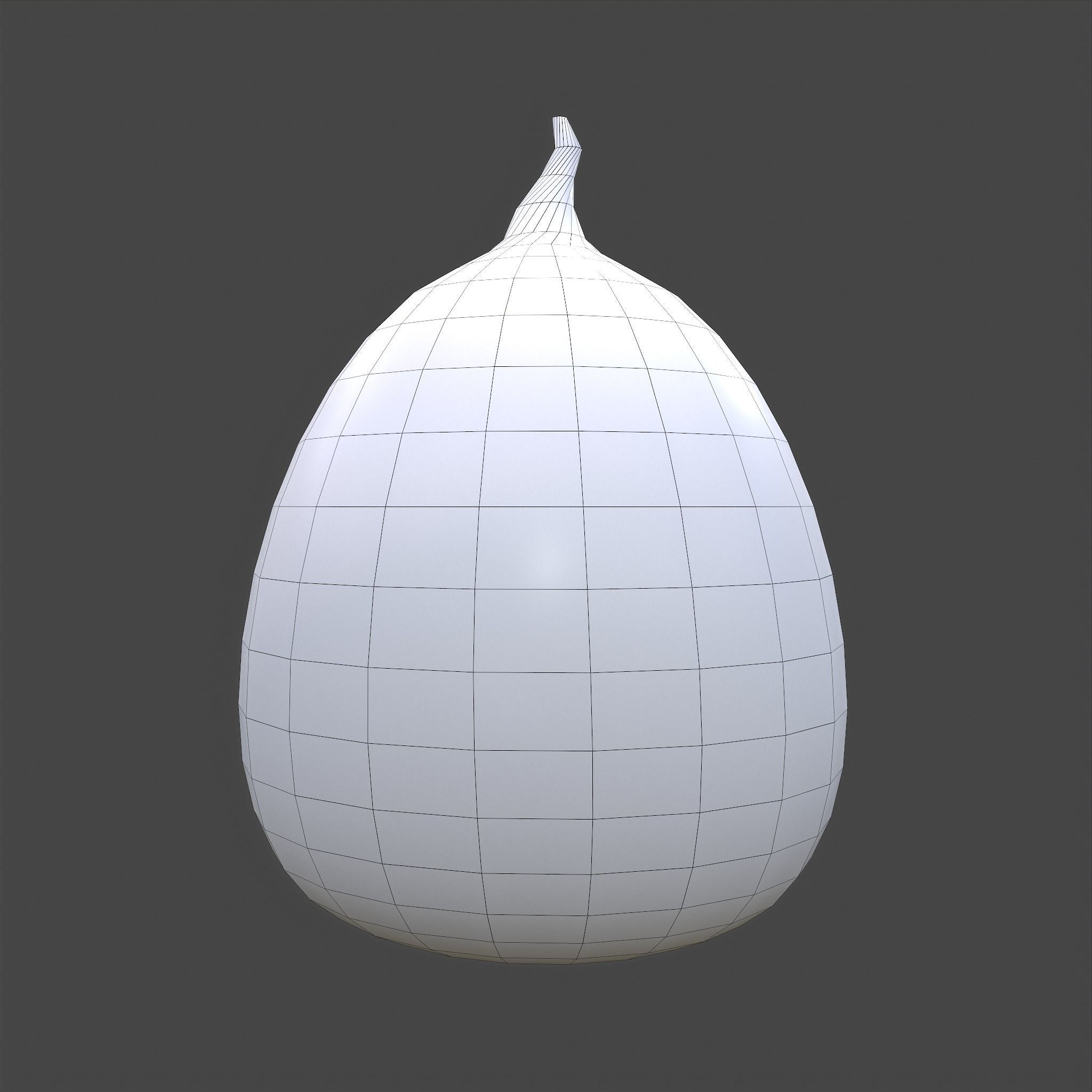 Creepy Jackolantern Low-poly 3D model_27