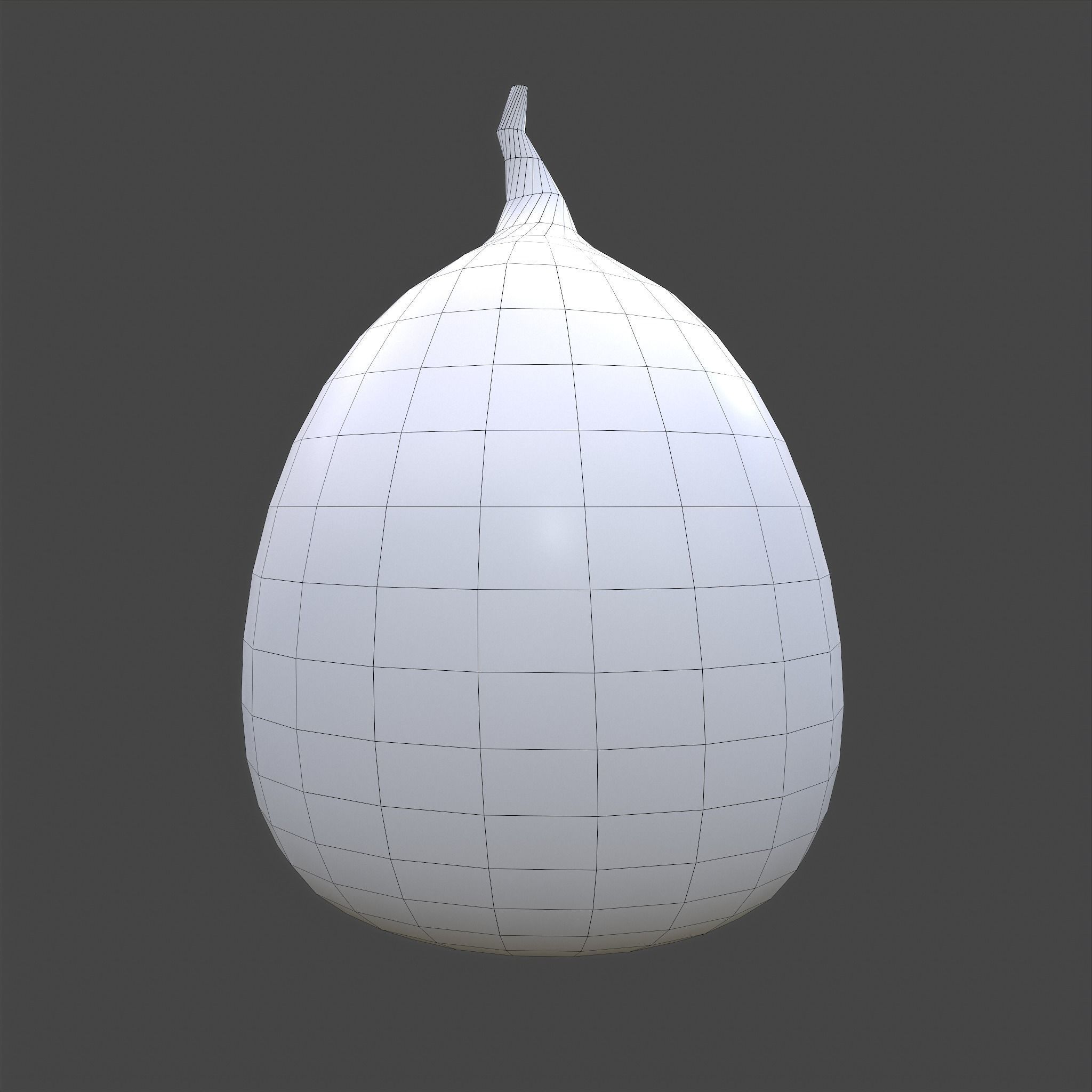 Creepy Jackolantern Low-poly 3D model_30