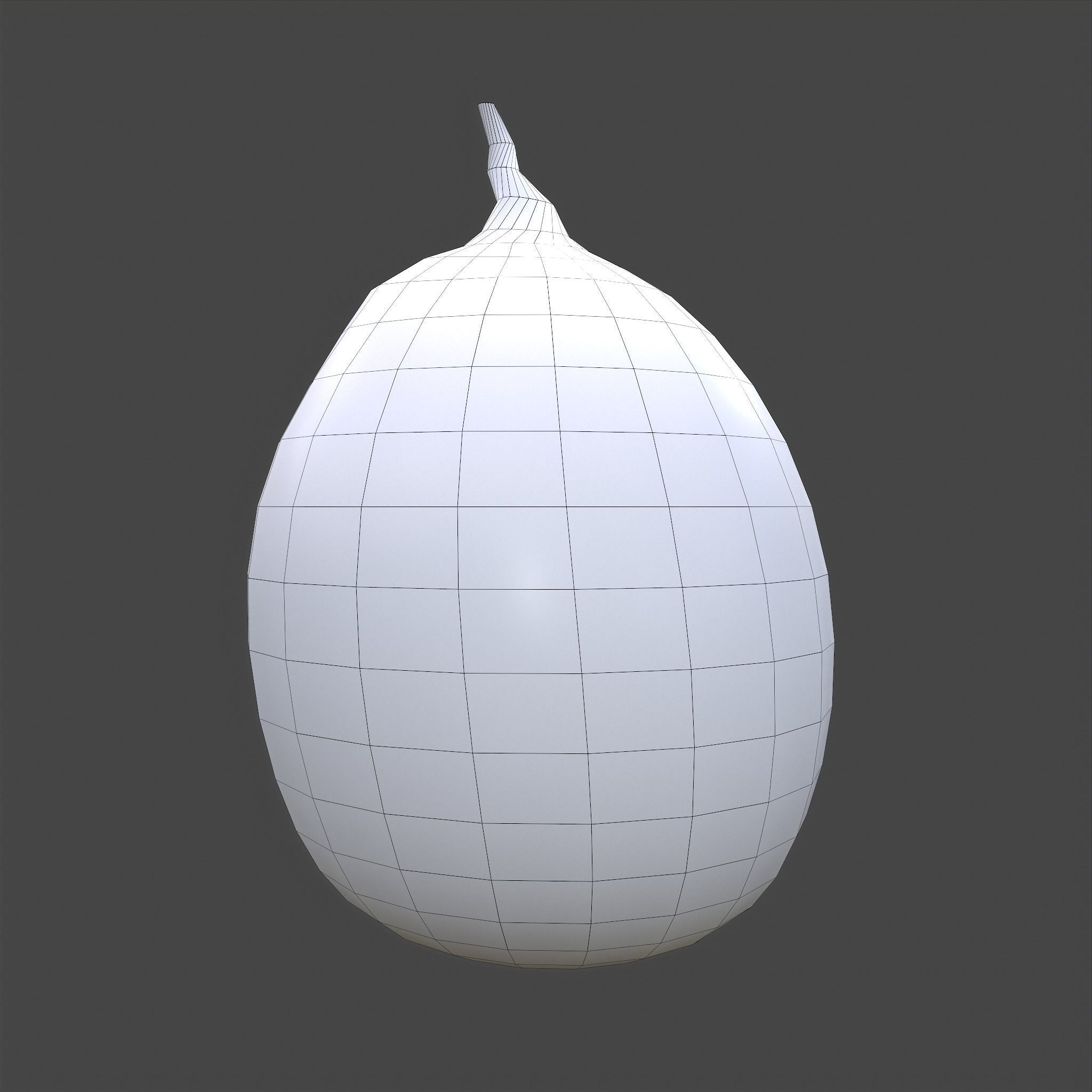 Creepy Jackolantern Low-poly 3D model_26