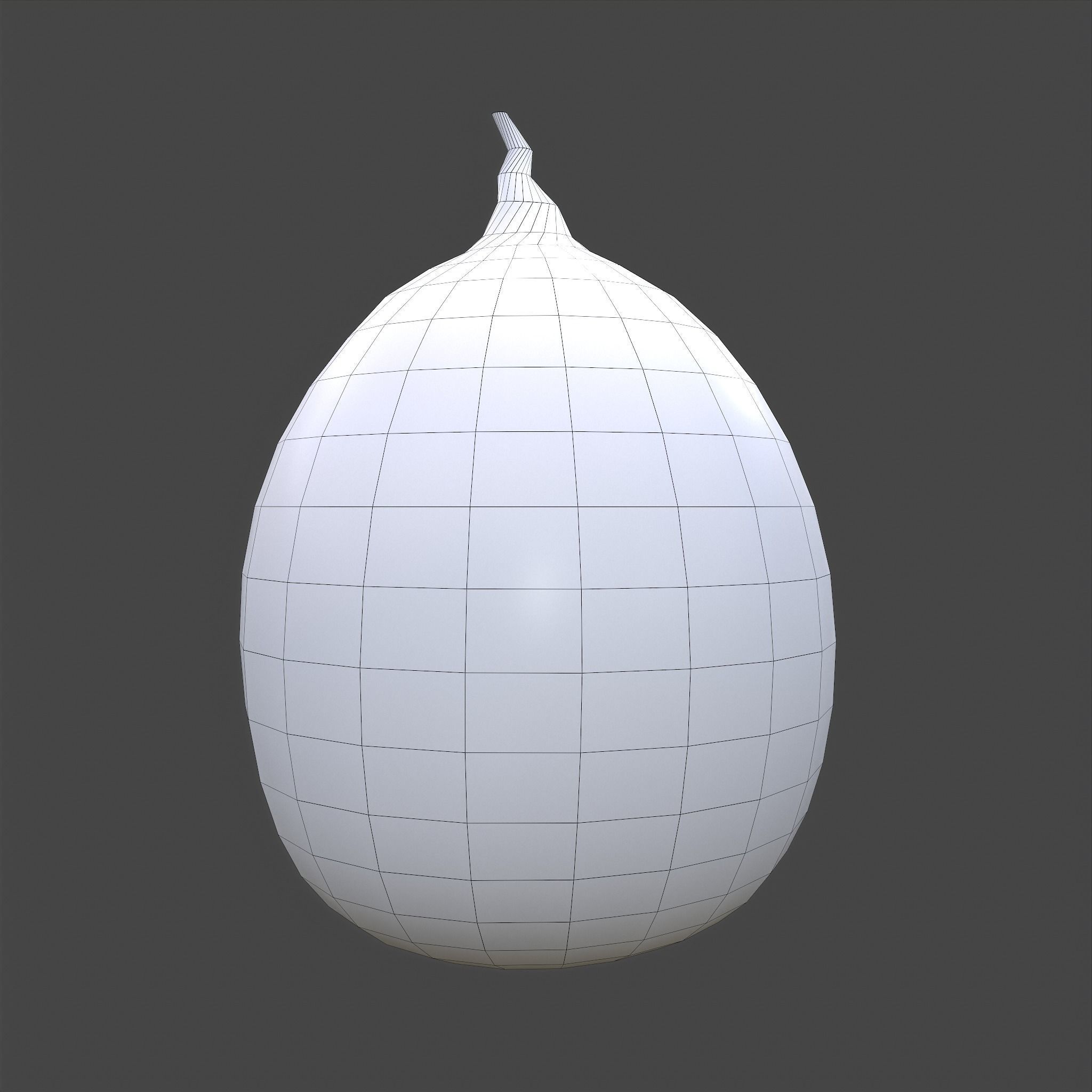 Creepy Jackolantern Low-poly 3D model_22