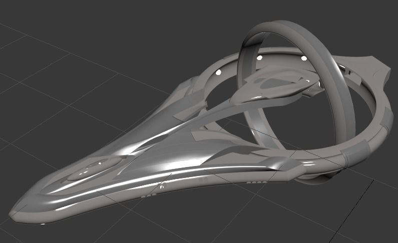 colony space ship Free 3D model_3