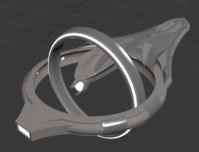 colony space ship Free 3D model_4