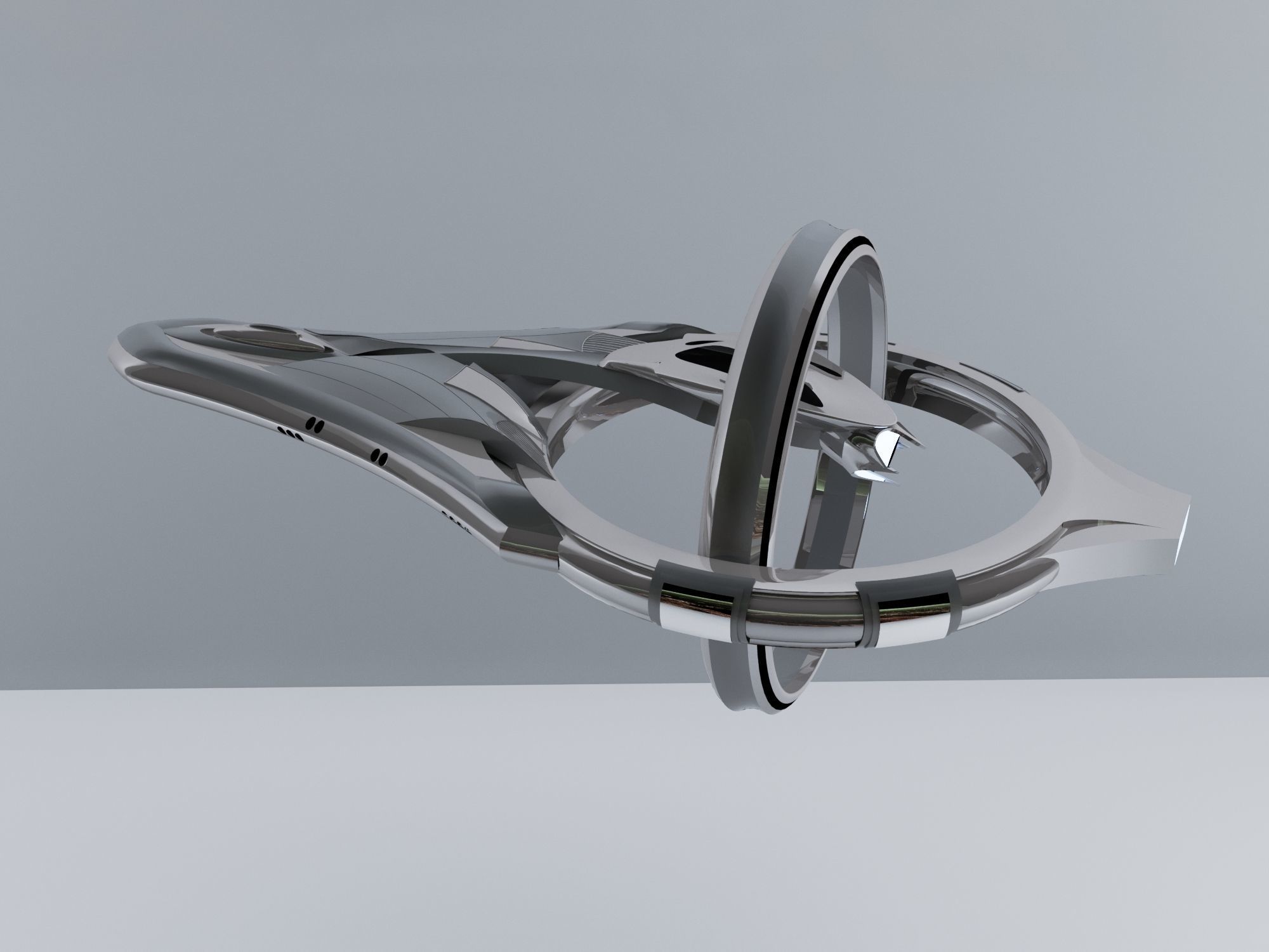 colony space ship Free 3D model_2