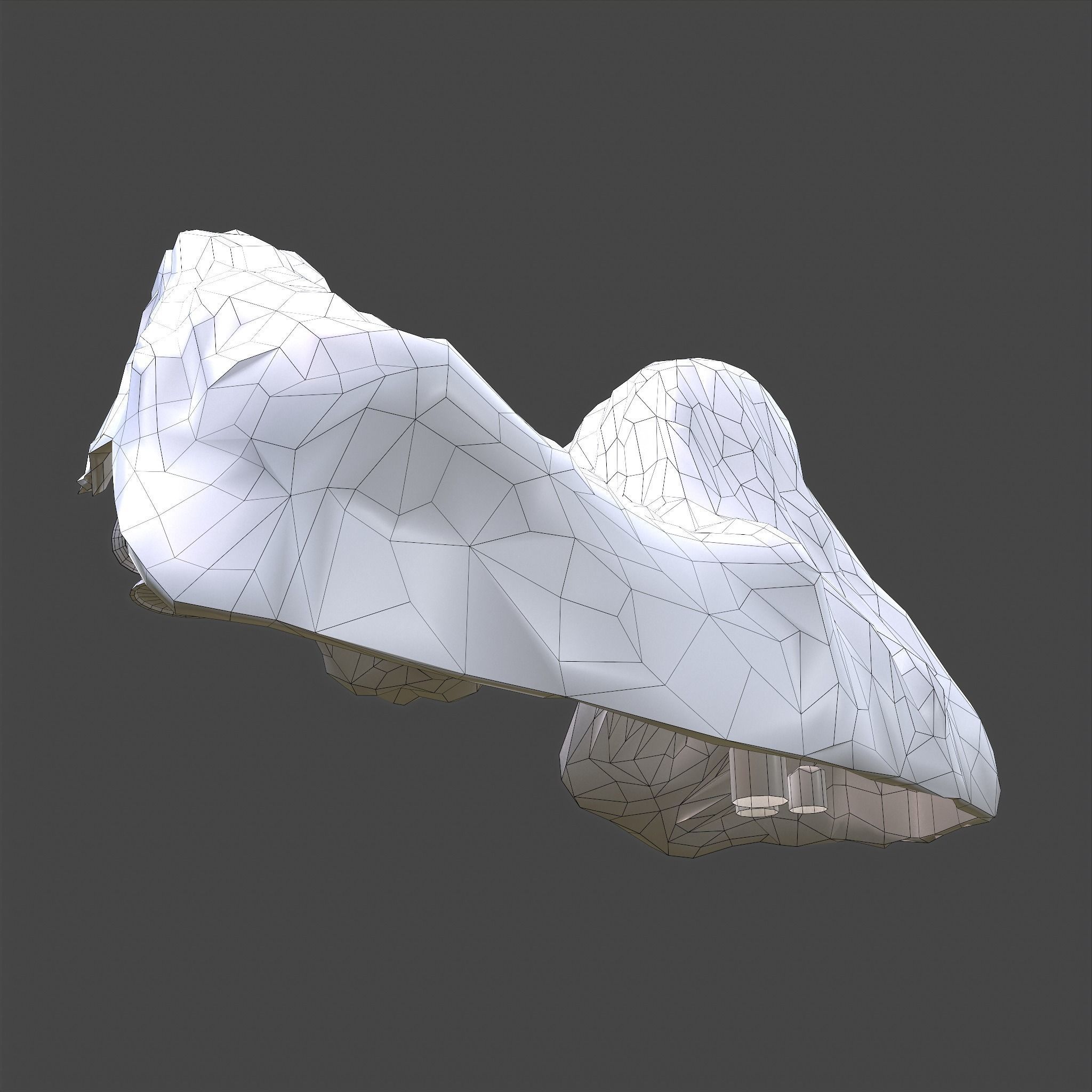 Grim Reaper Lantern  Low-poly 3D model_37