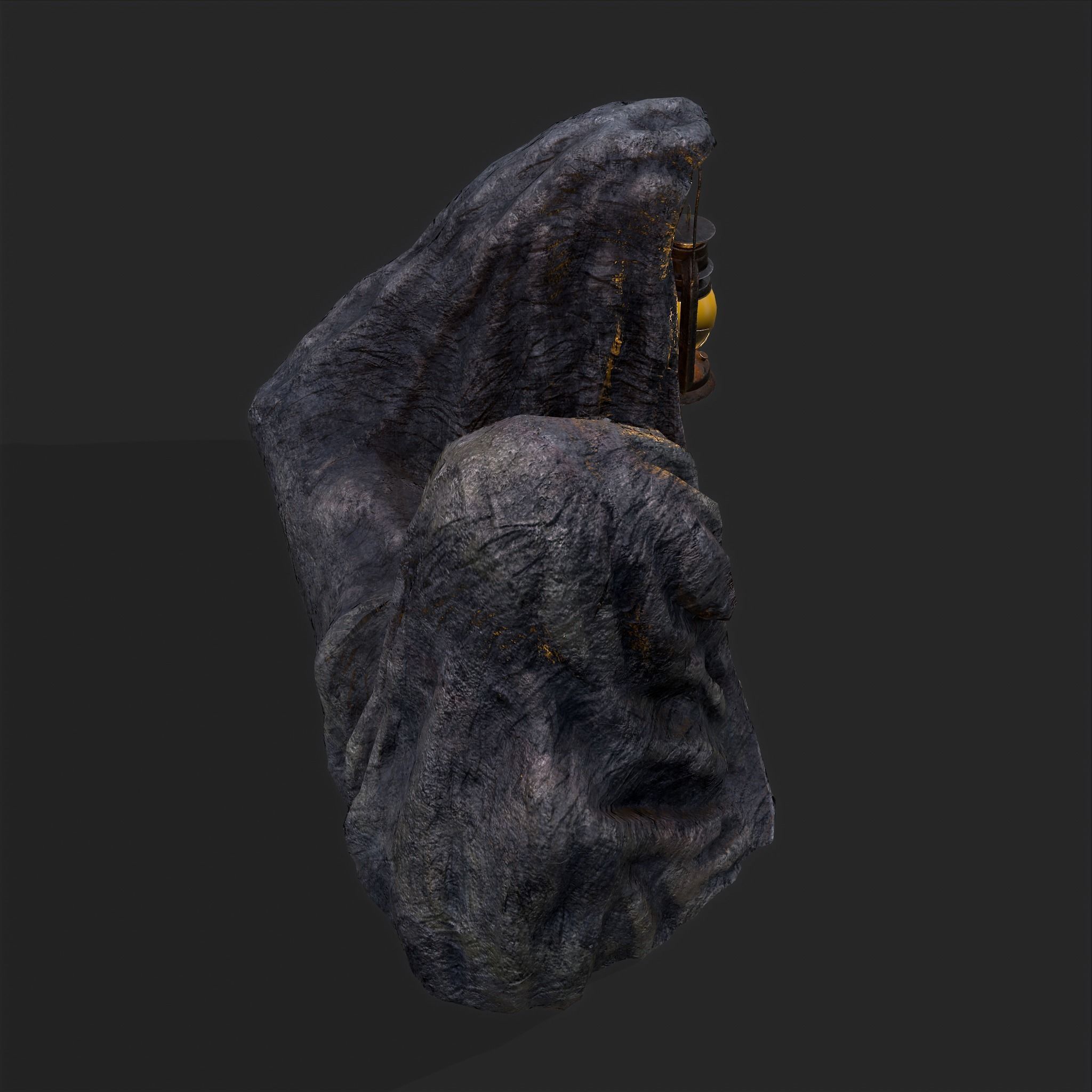 Grim Reaper Lantern  Low-poly 3D model_15