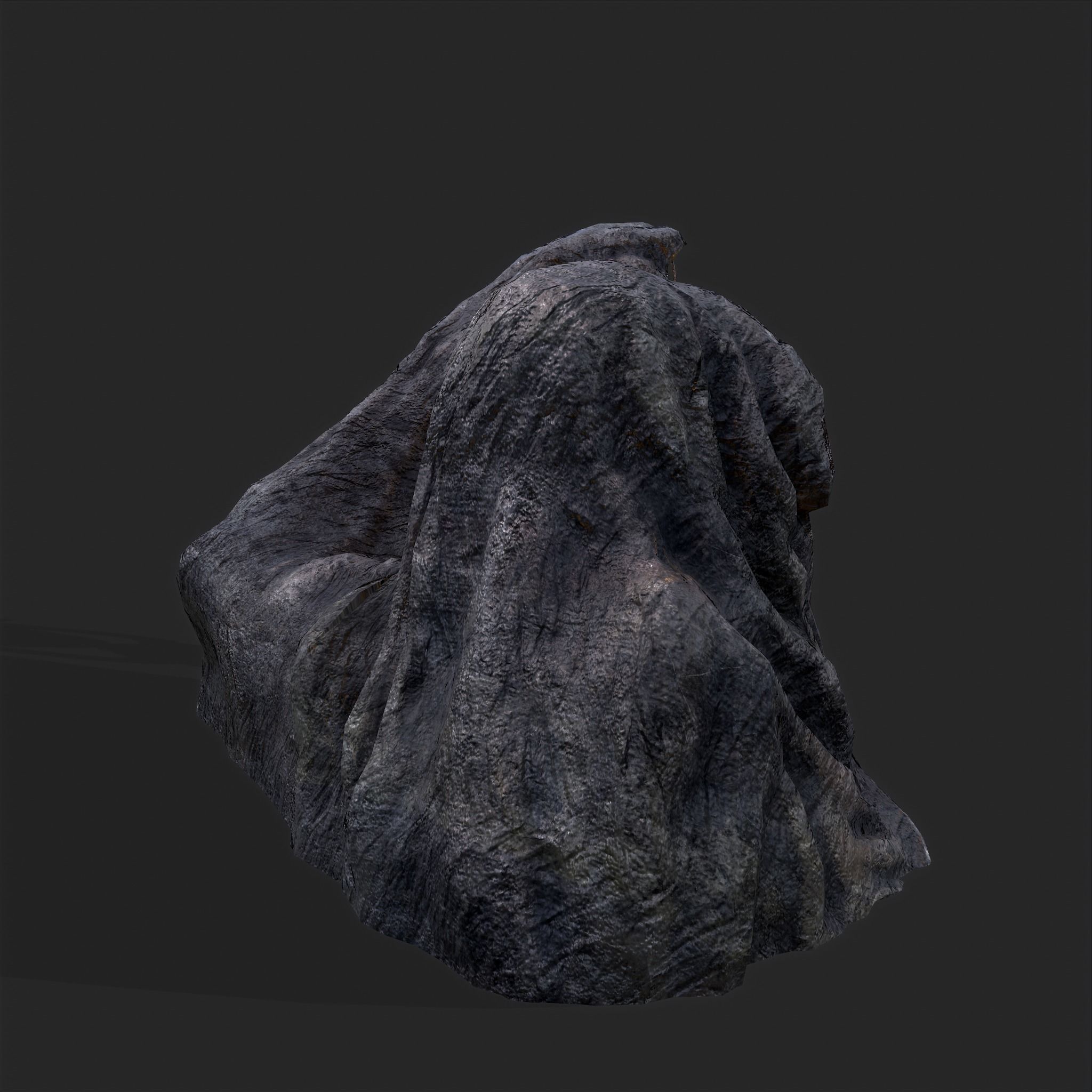 Grim Reaper Lantern  Low-poly 3D model_4