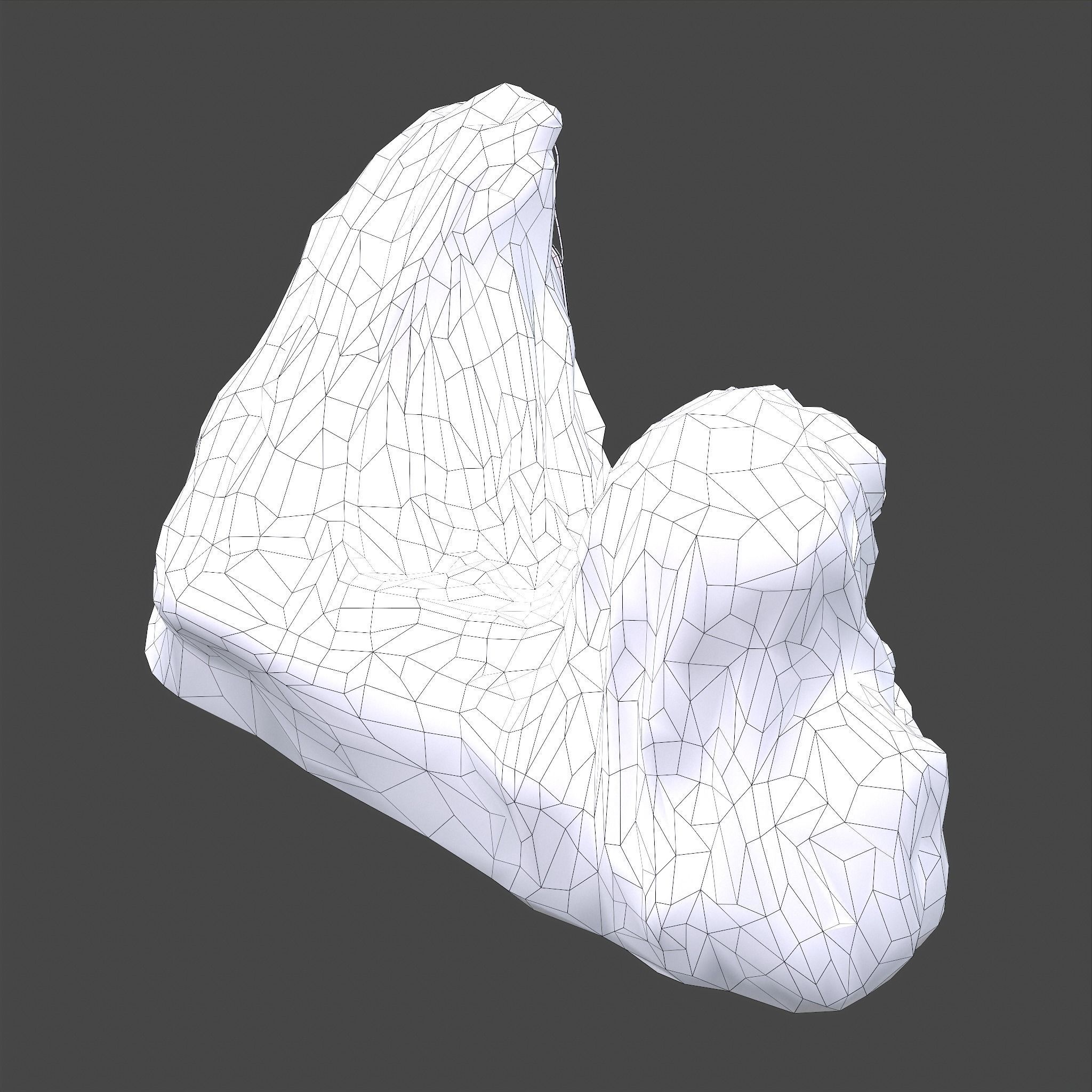 Grim Reaper Lantern  Low-poly 3D model_36