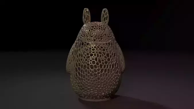 Totoro rabbit sculpture
