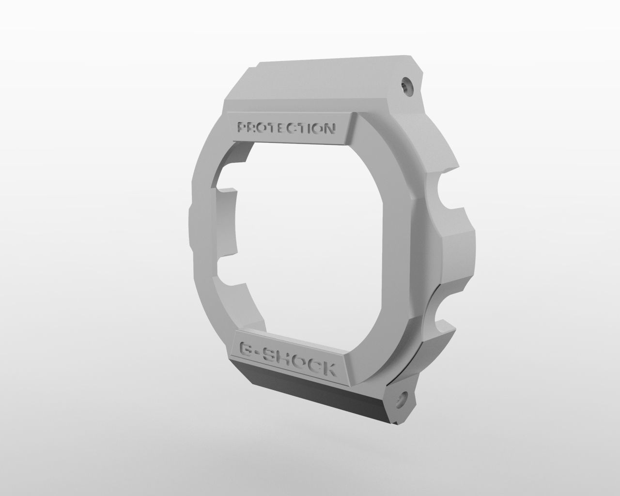 G Shock DW 5600 Case 3D print model_1
