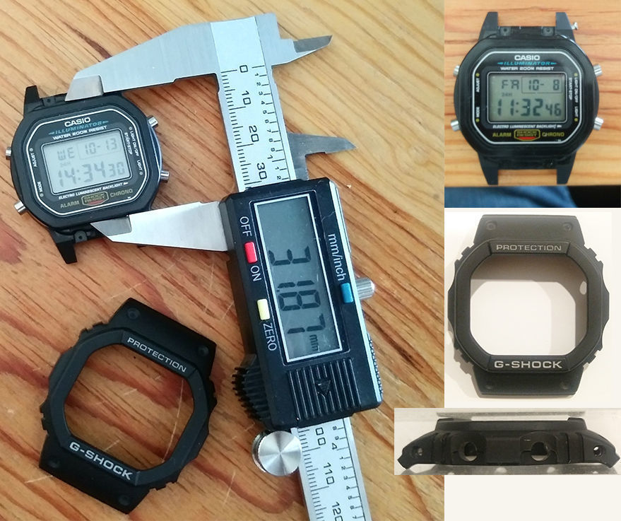 G Shock DW 5600 Case 3D print model_15