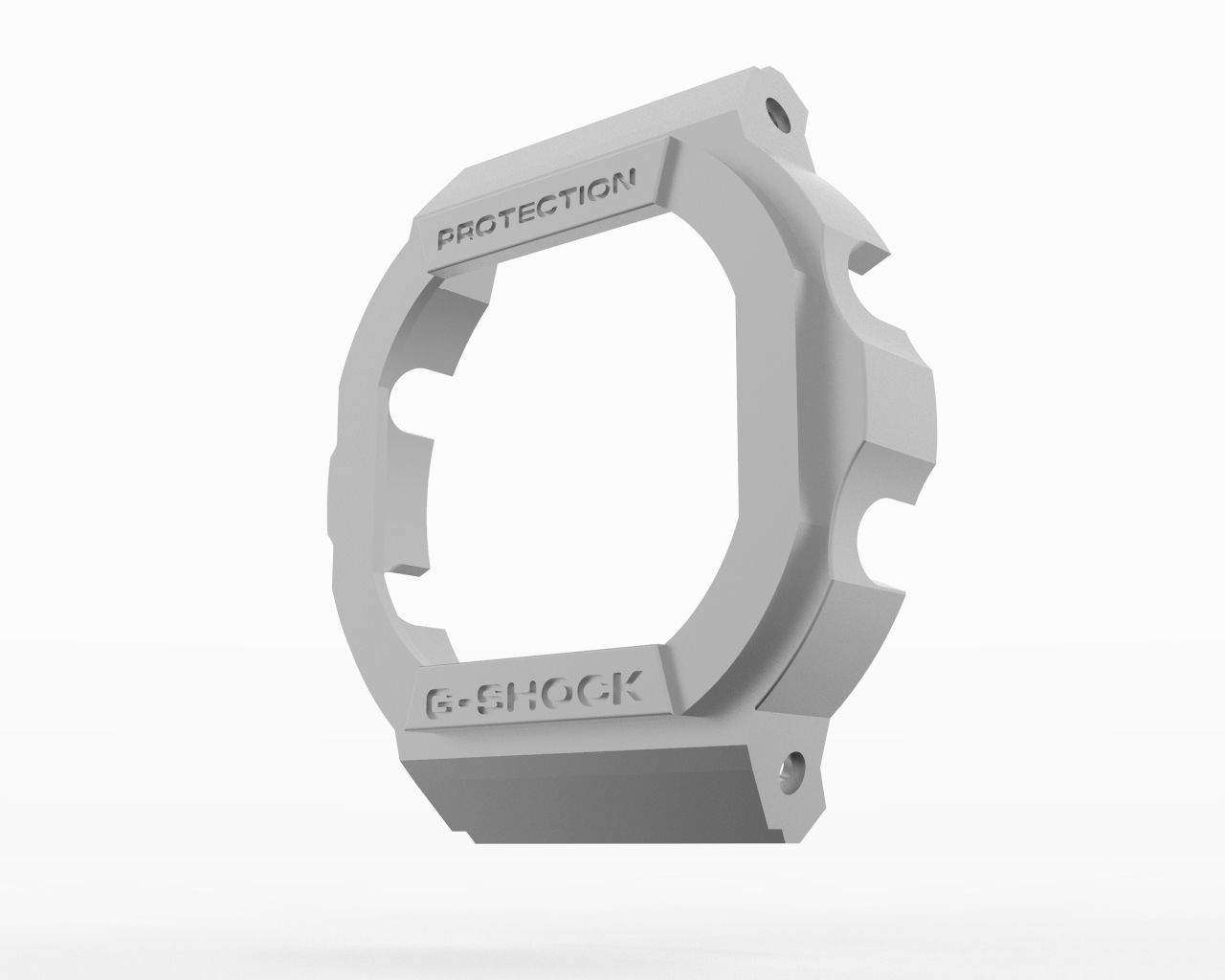 G Shock DW 5600 Case 3D print model_4