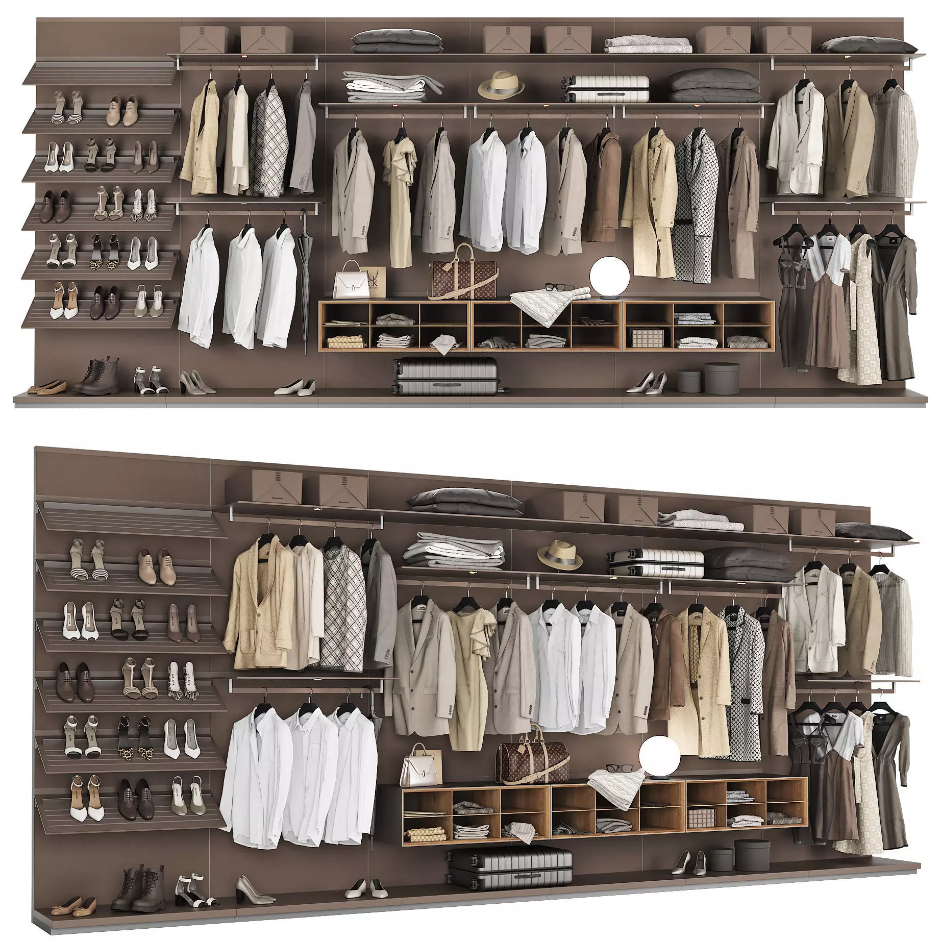 Walk-in Closet Rimadesio Abacus 3 3D model_0