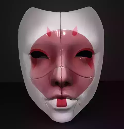 Geisha Mask 3D print model