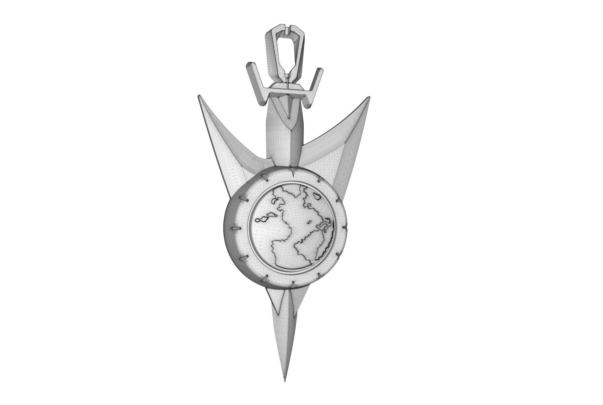 Star Trek Discovery Terran Empire Badge 3D print model_4