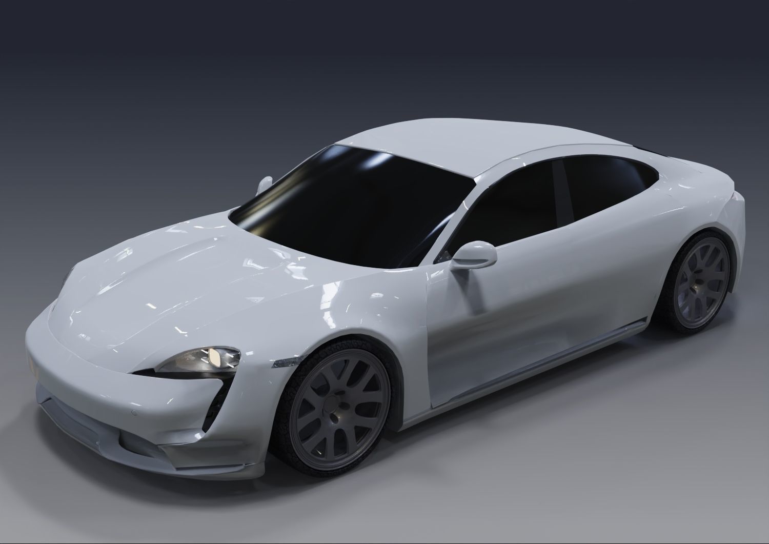 Porshe porsche sports car 3D model_1
